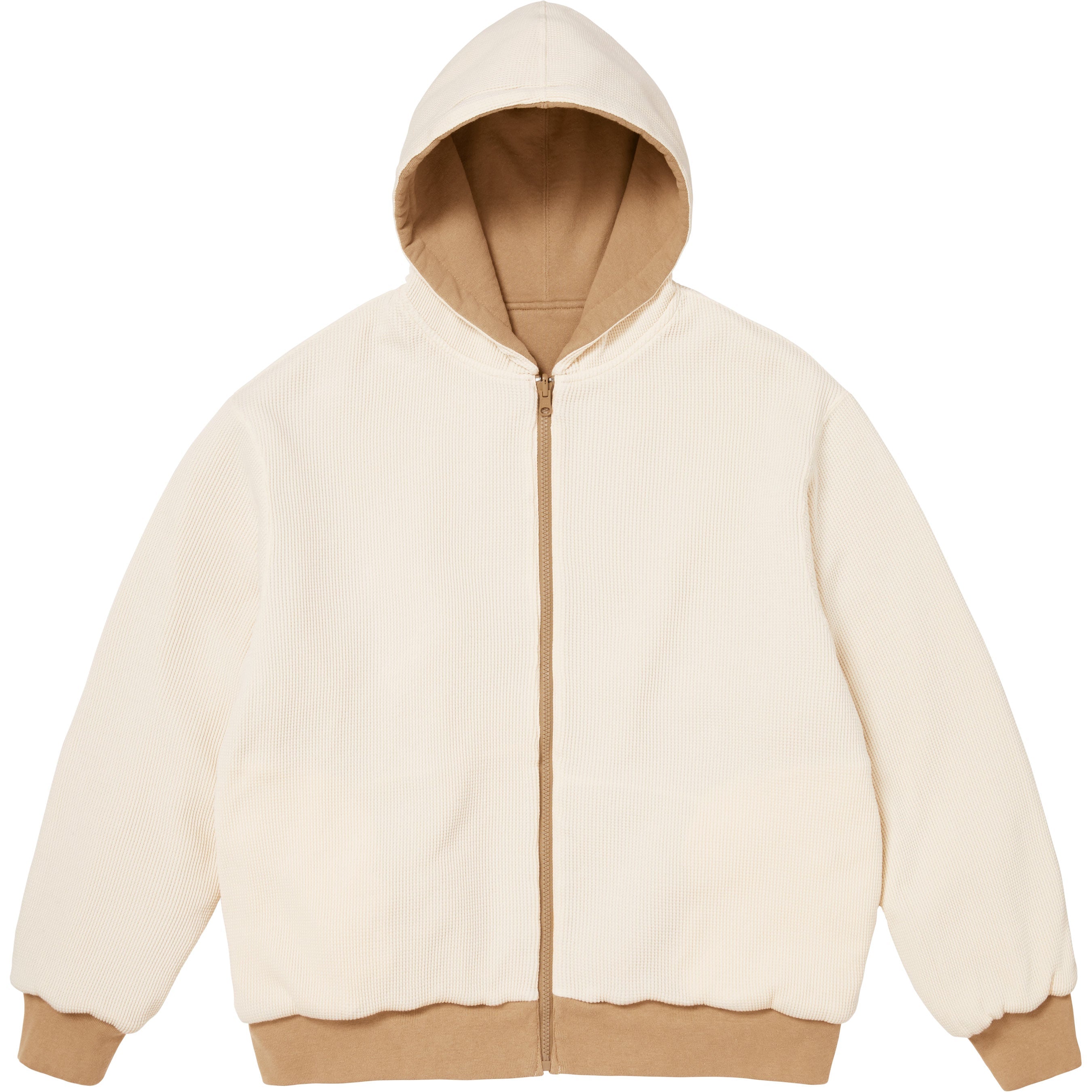 Reversible Work Zip Up Hooded Sweatshirt