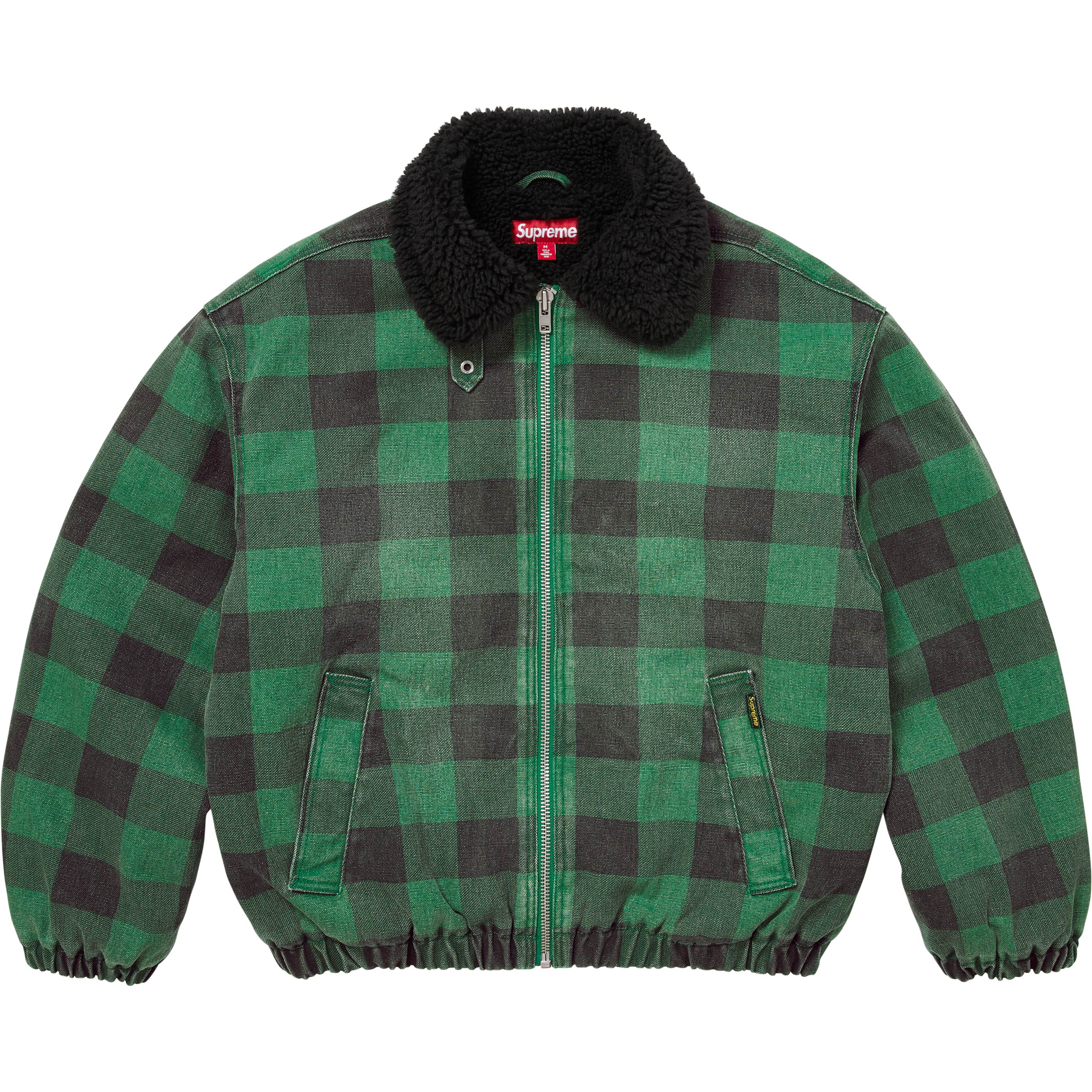 Faux Shearling Lined Bomber Jacket