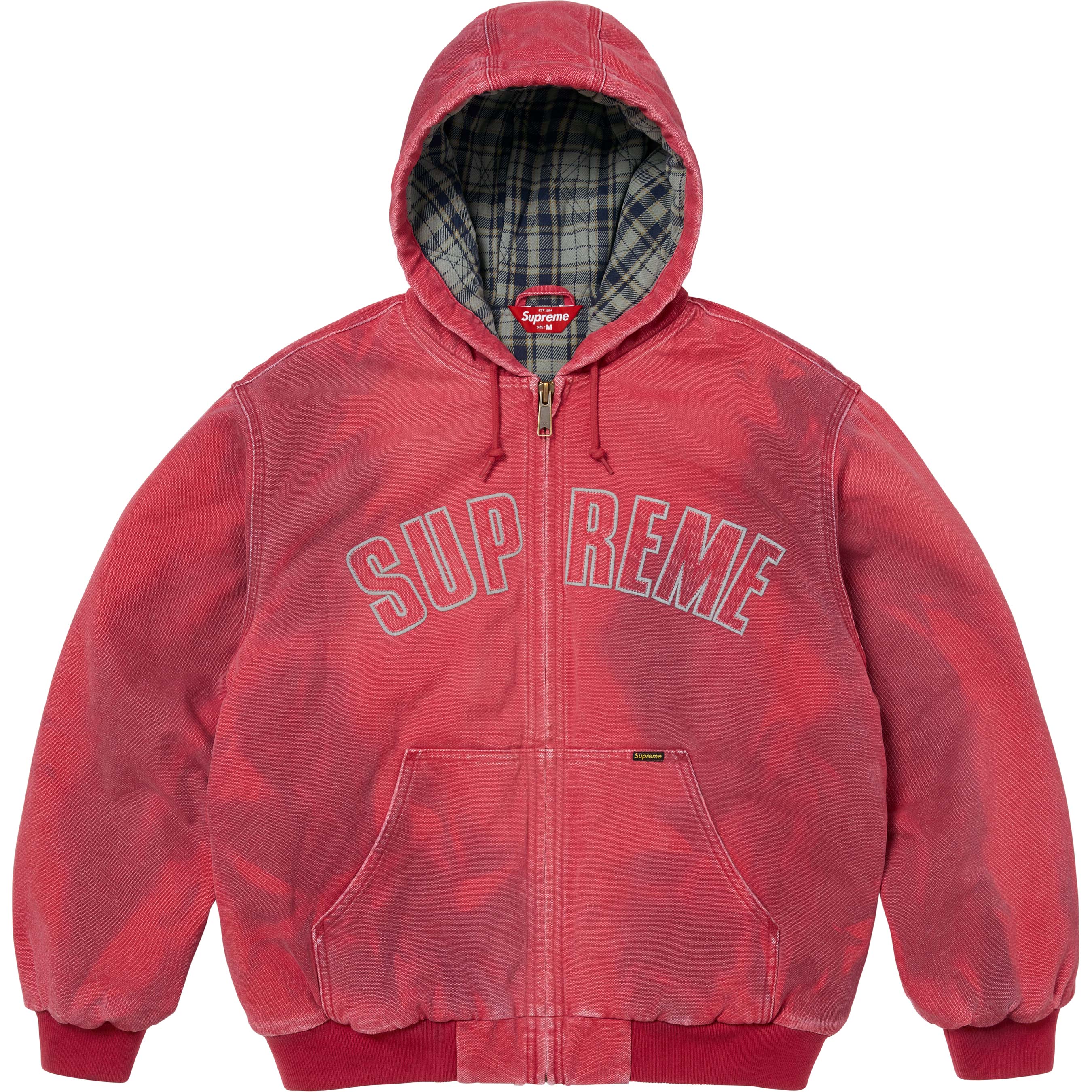Reflective Arc Hooded Work Jacket