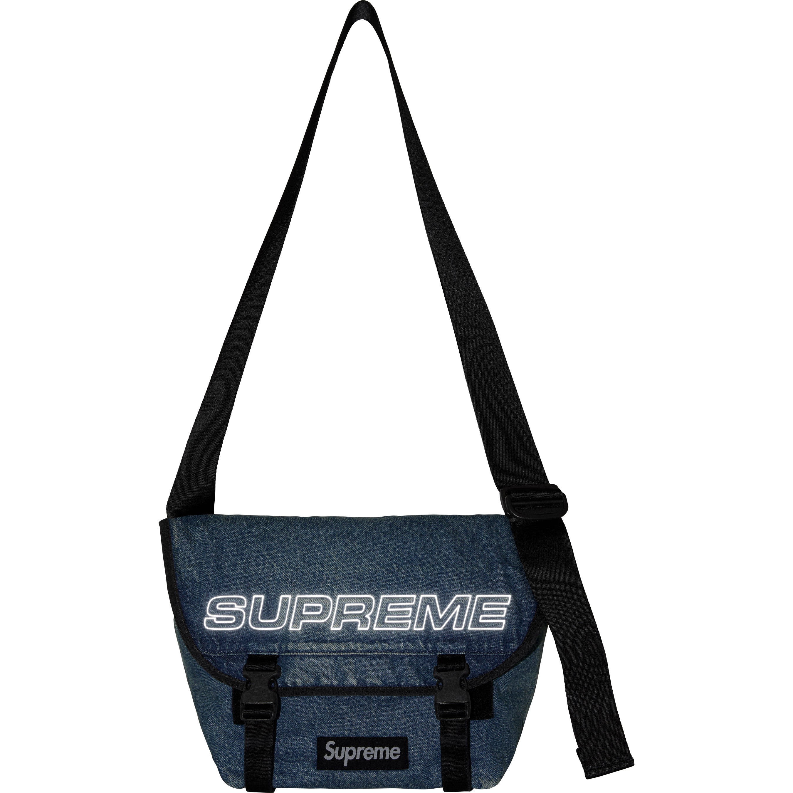 Denim Messenger Bag