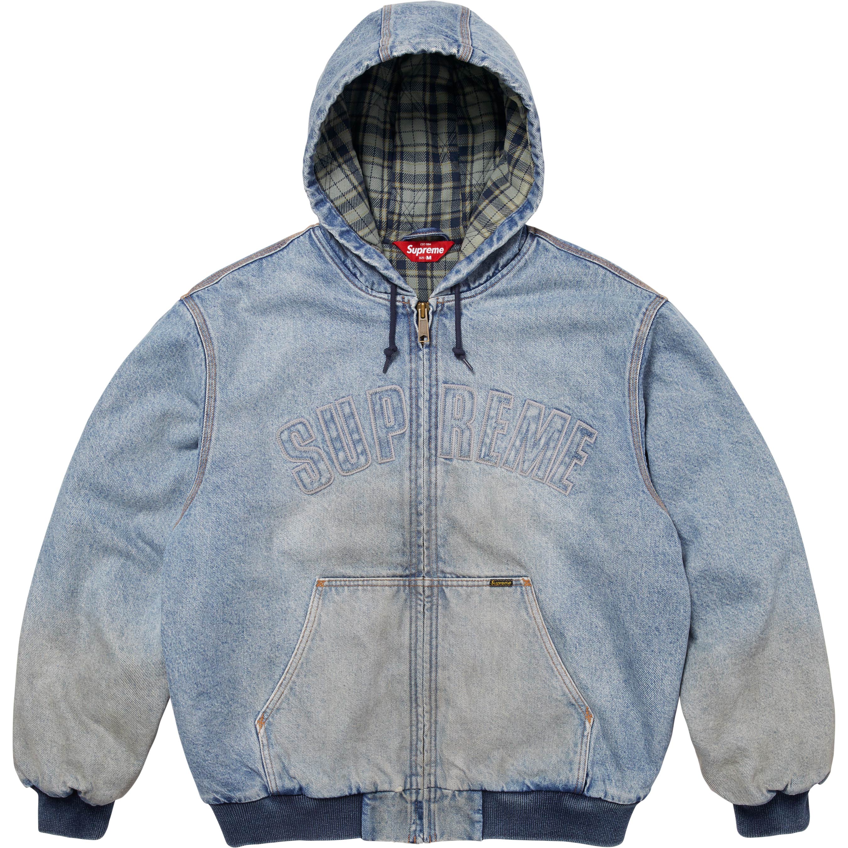 Reflective Arc Hooded Work Jacket