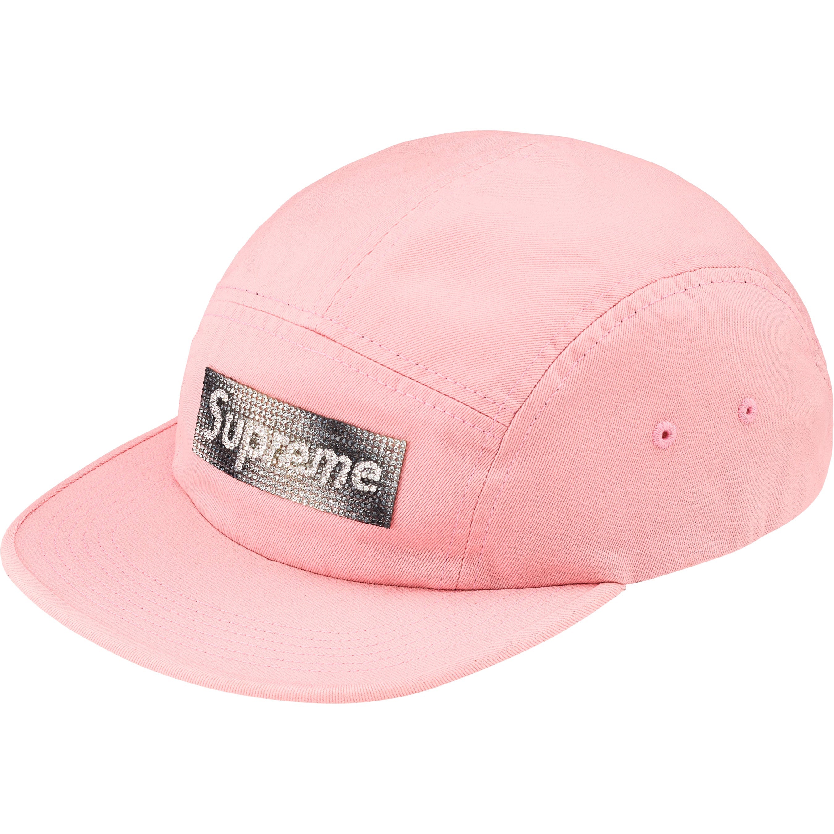 Rhinestone Label Camp Cap