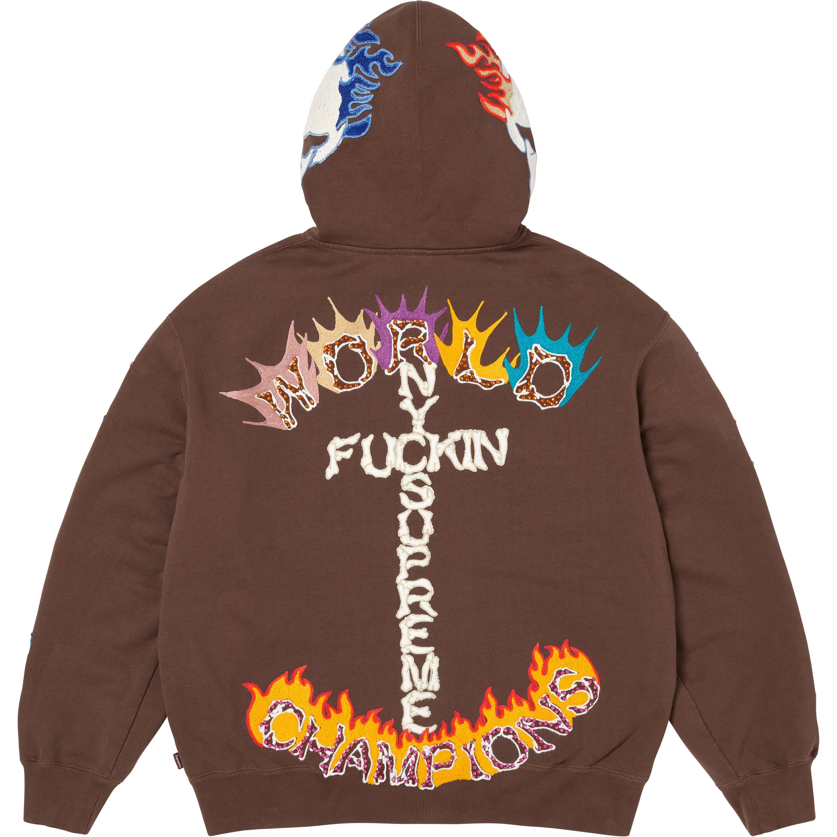Fuck You Zip Up Hooded Sweatshirt
