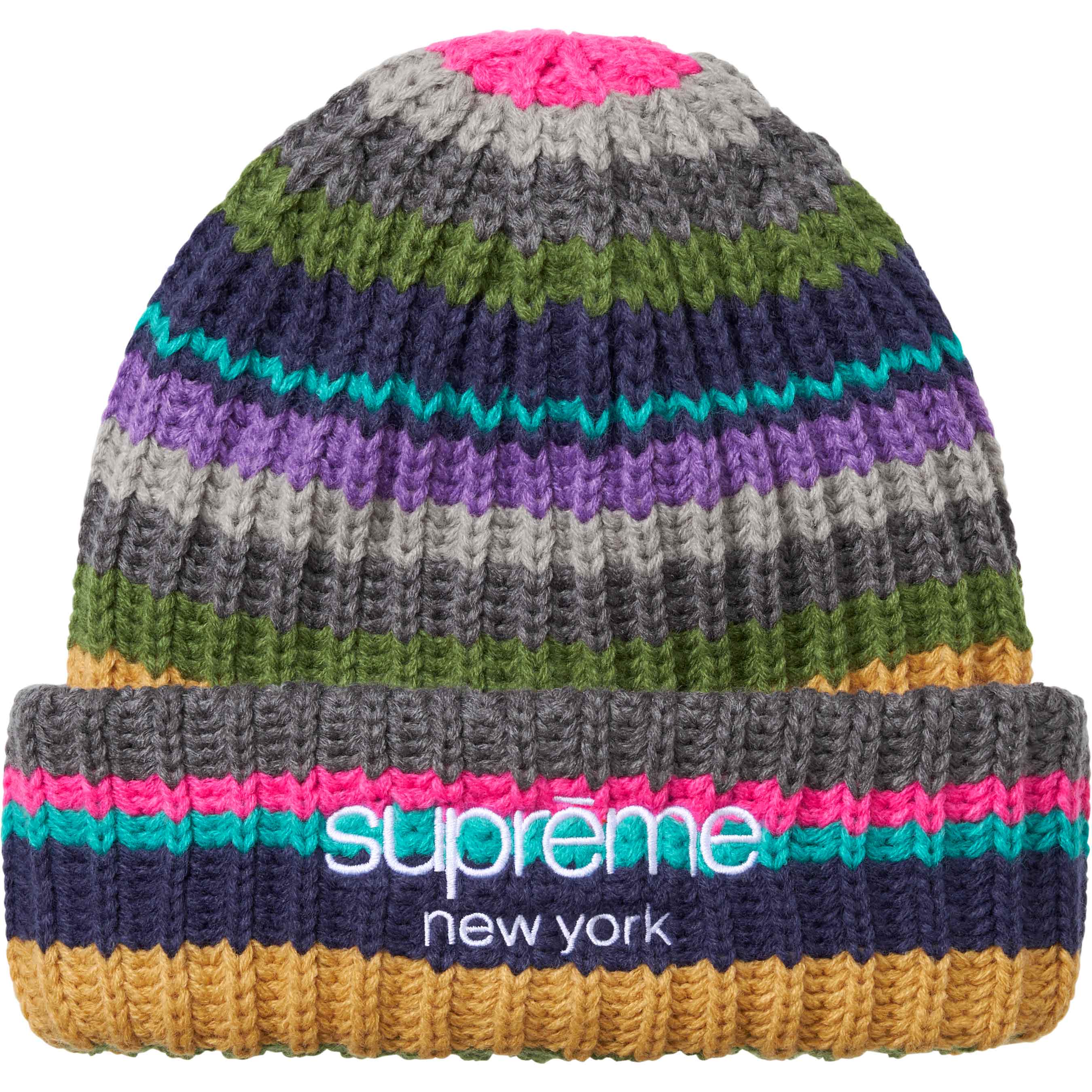 Classic Logo Chunky Ribbed Beanie
