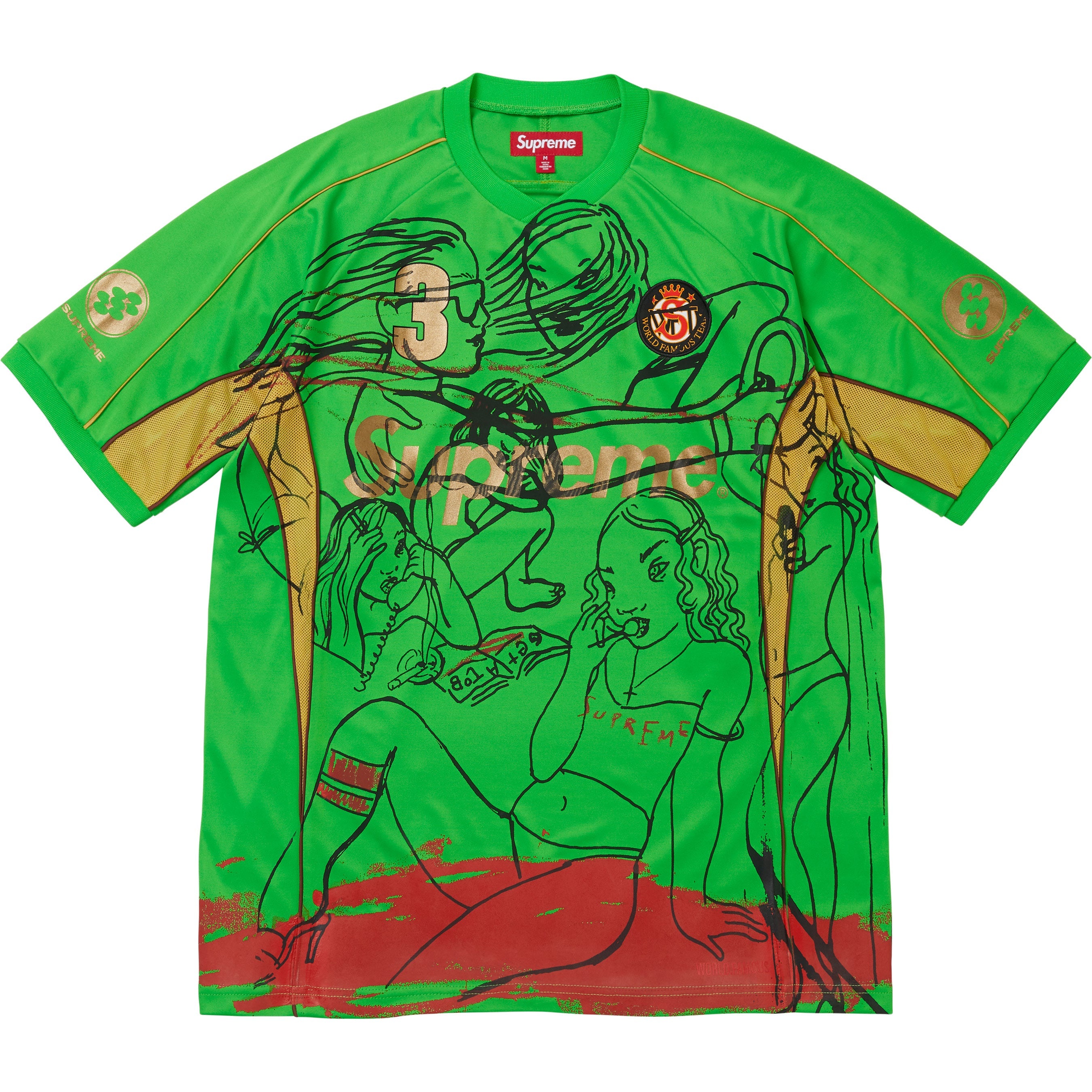 Supreme/Rita Ackermann Soccer Jersey