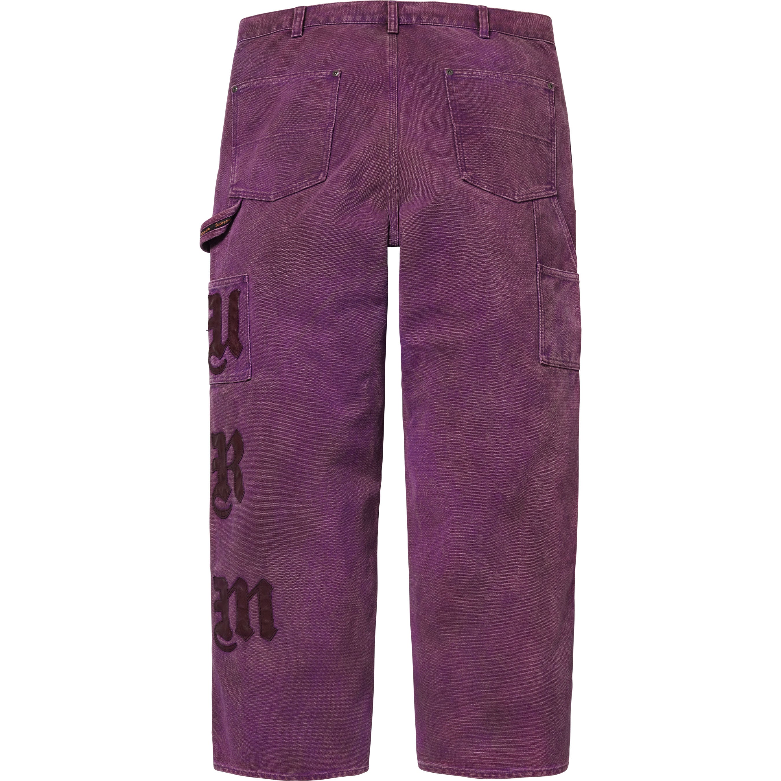 Leather Appliqué Double Knee Painter Pant