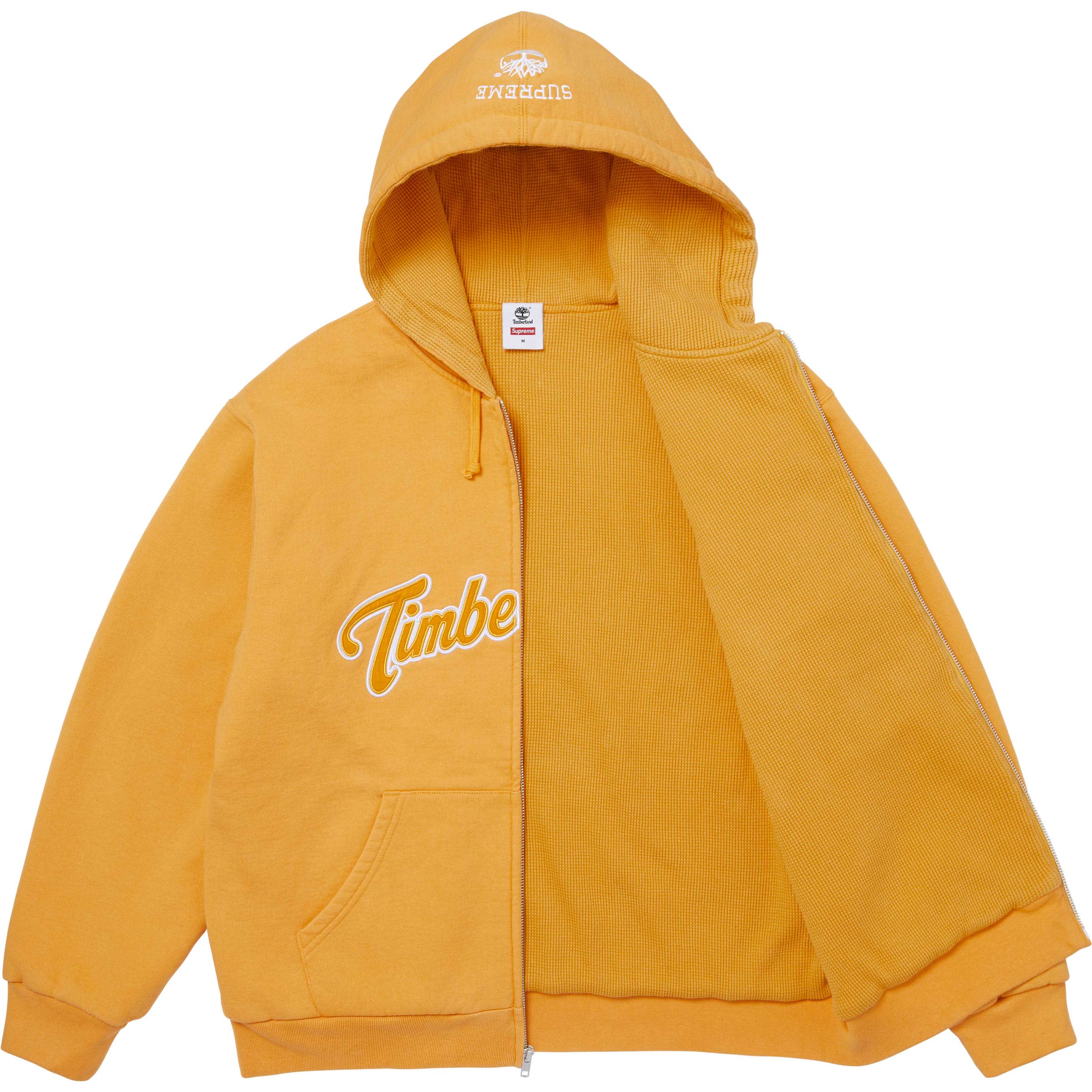 Supreme®/Timberland® Thermal Lined Zip Up Hooded Sweatshirt