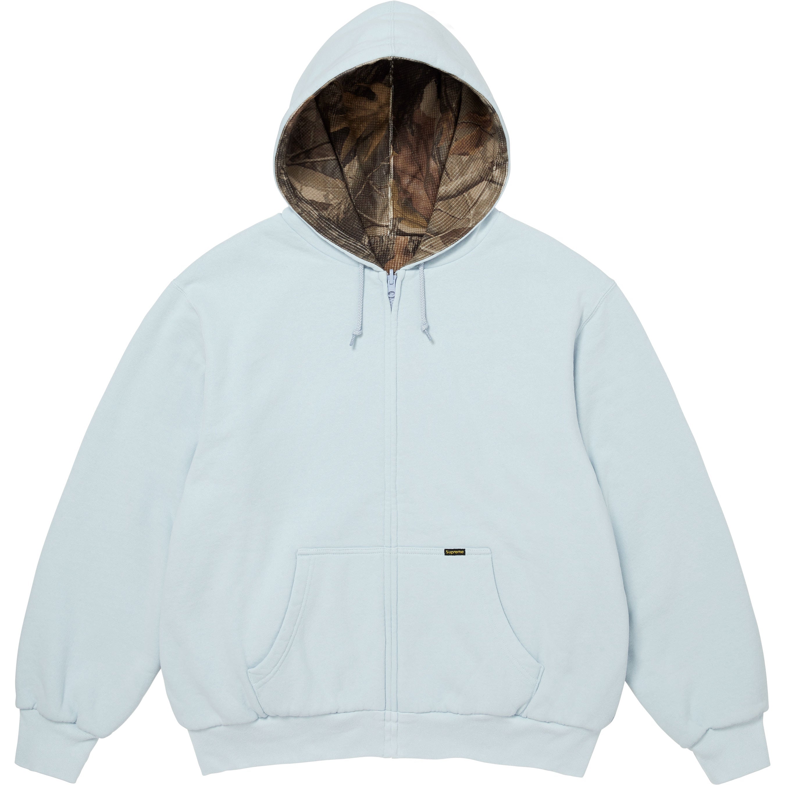 Reversible Work Zip Up Hooded Sweatshirt