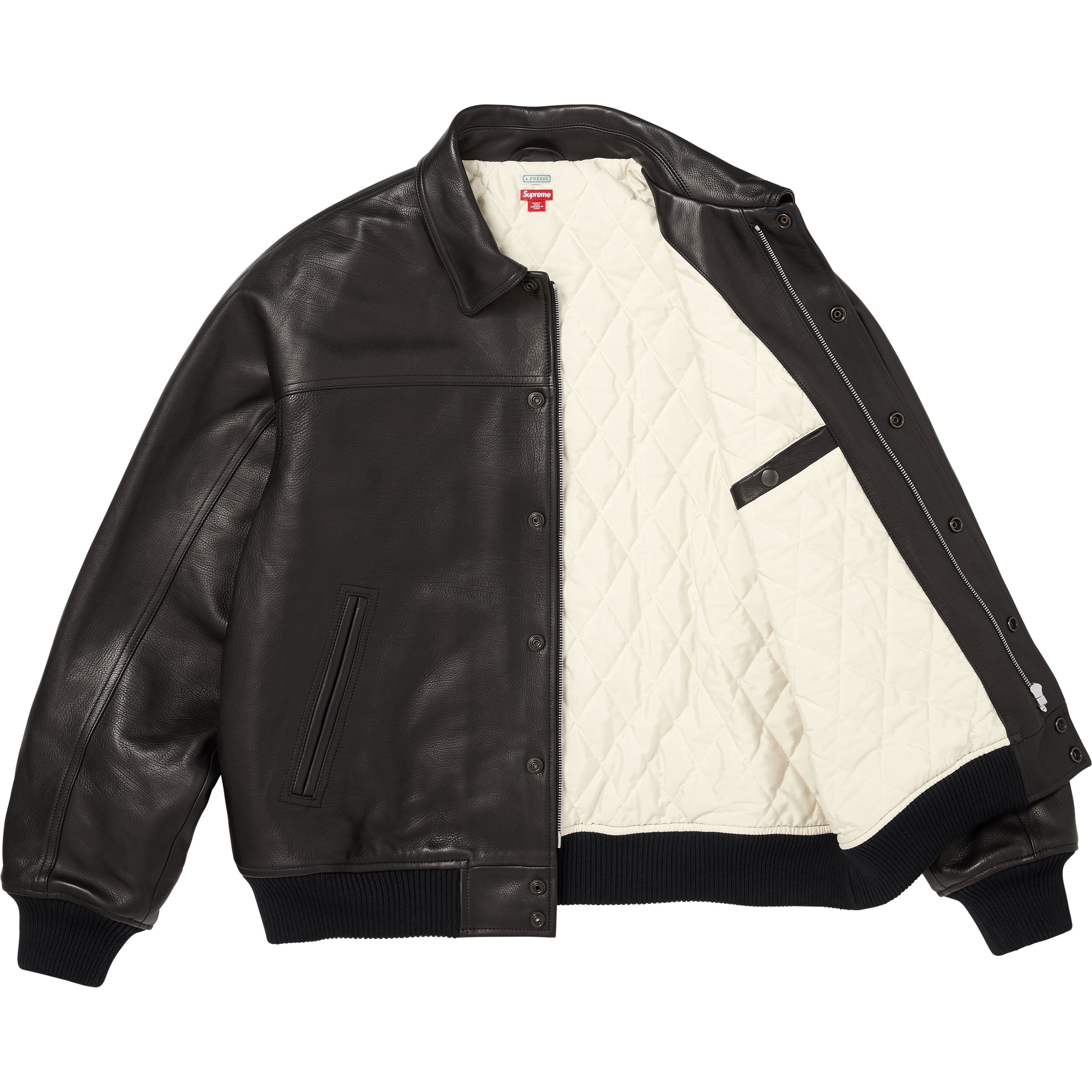 Supreme®/A.PRESSE Leather Jacket