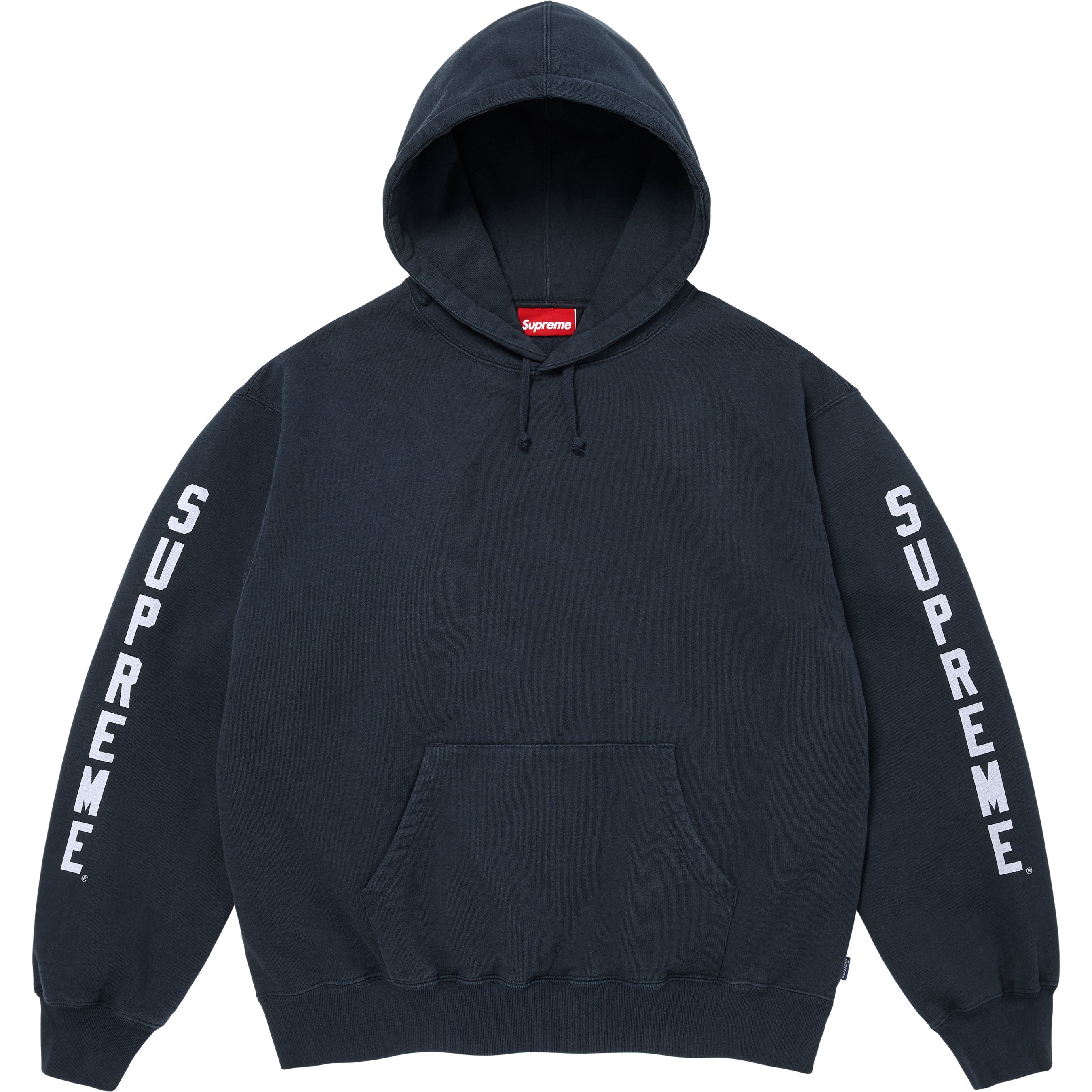 Washed Logo Hooded Sweatshirt