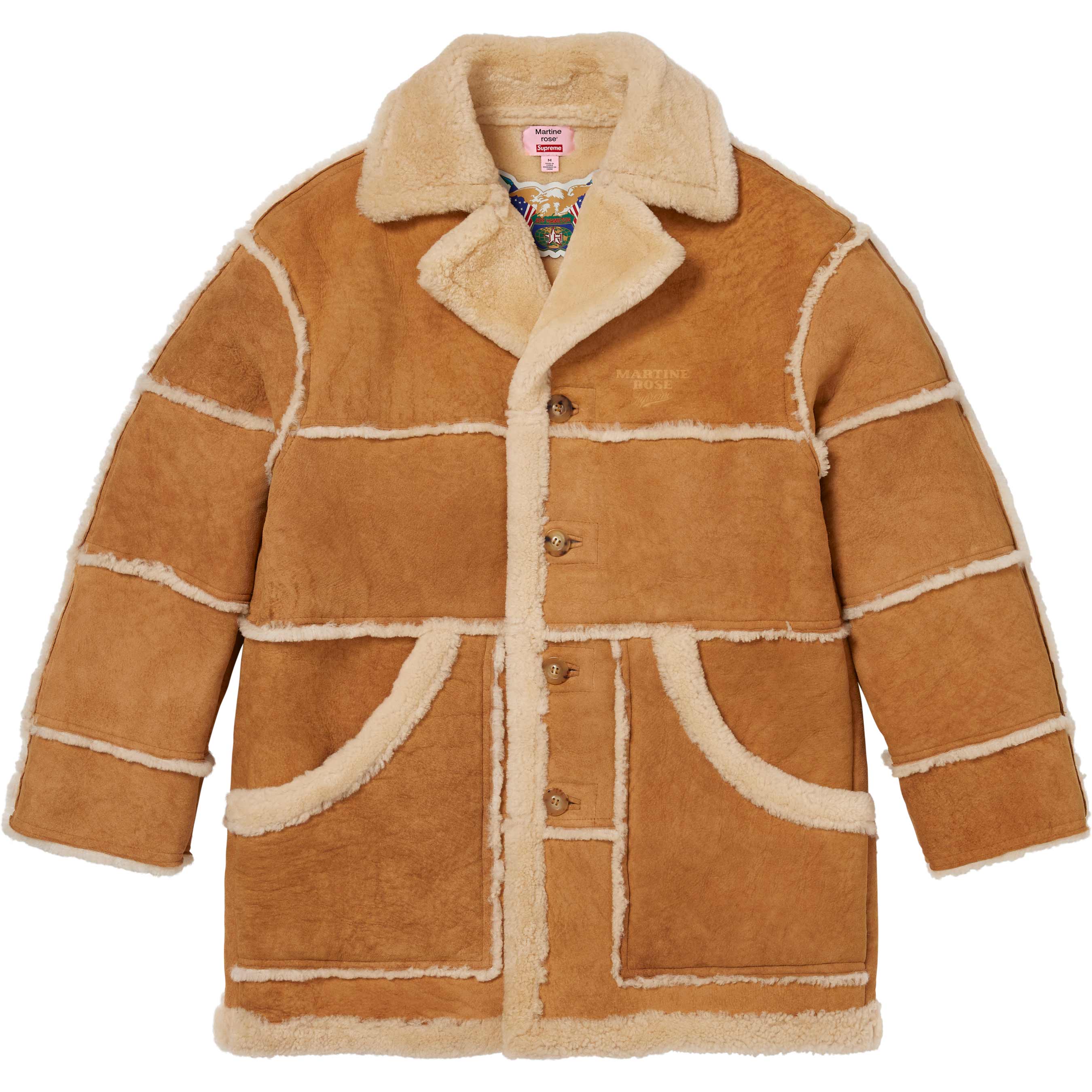 Supreme®/Martine Rose®/Jeff Hamilton® Shearling Coat
