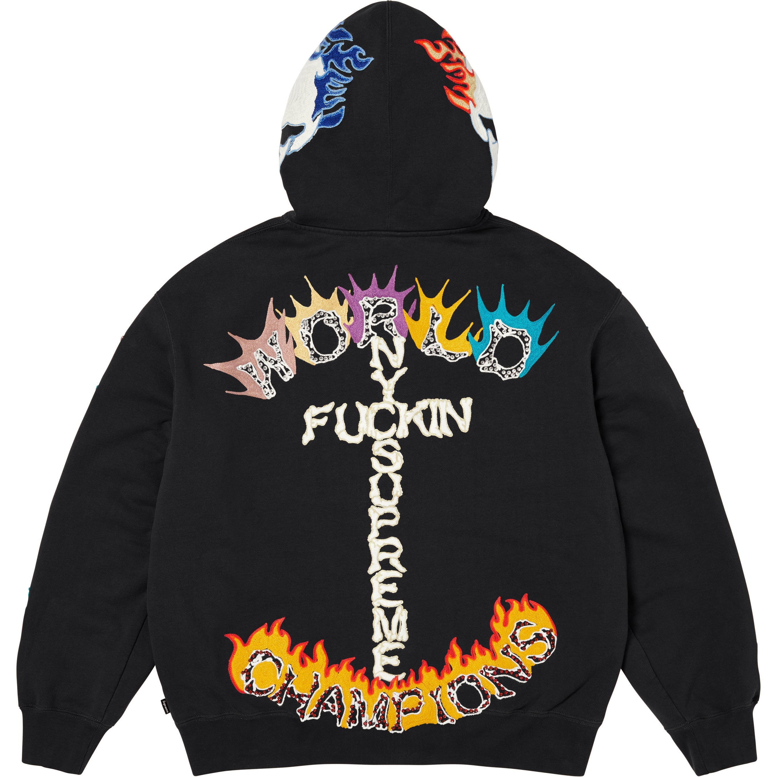Fuck You Zip Up Hooded Sweatshirt