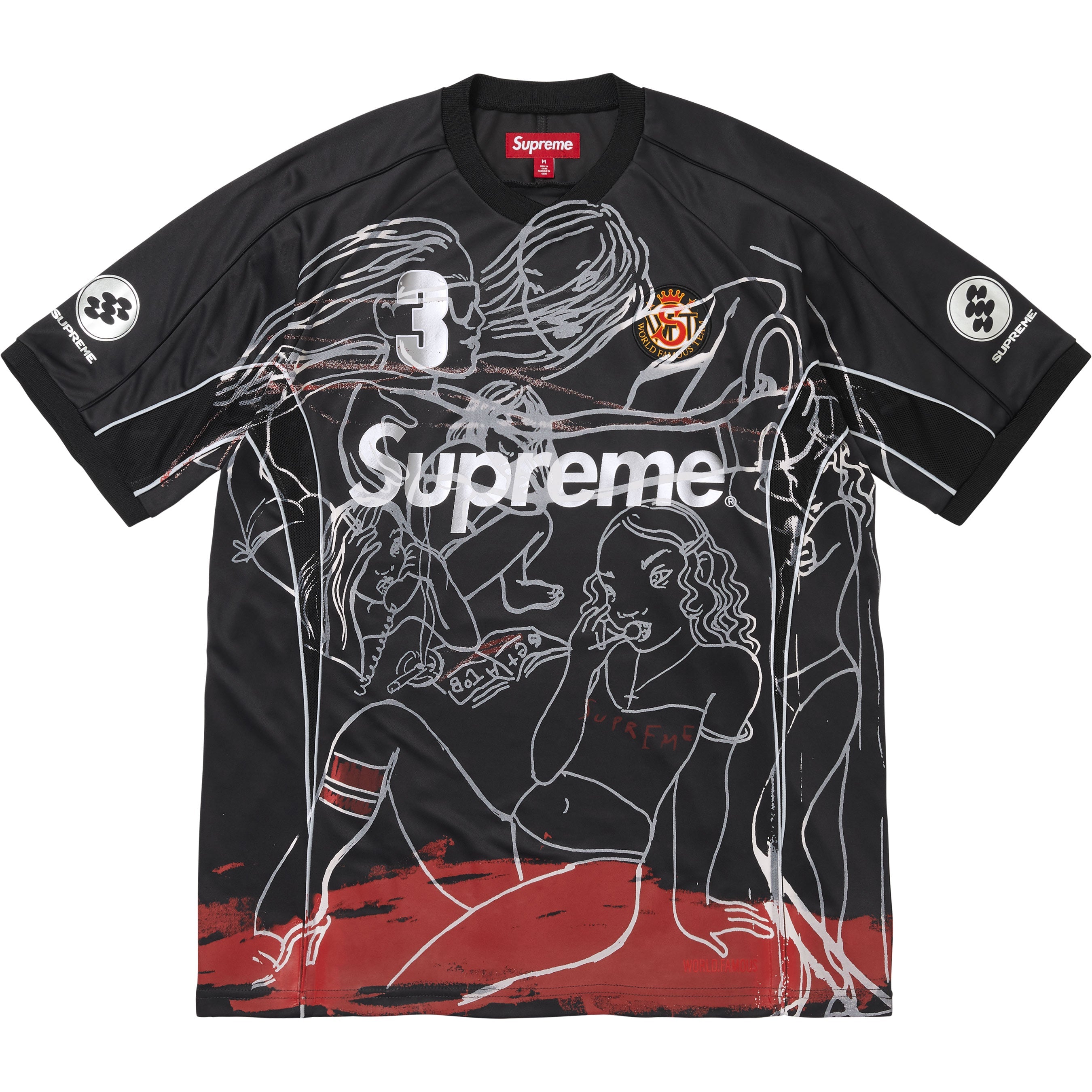 Supreme/Rita Ackermann Soccer Jersey