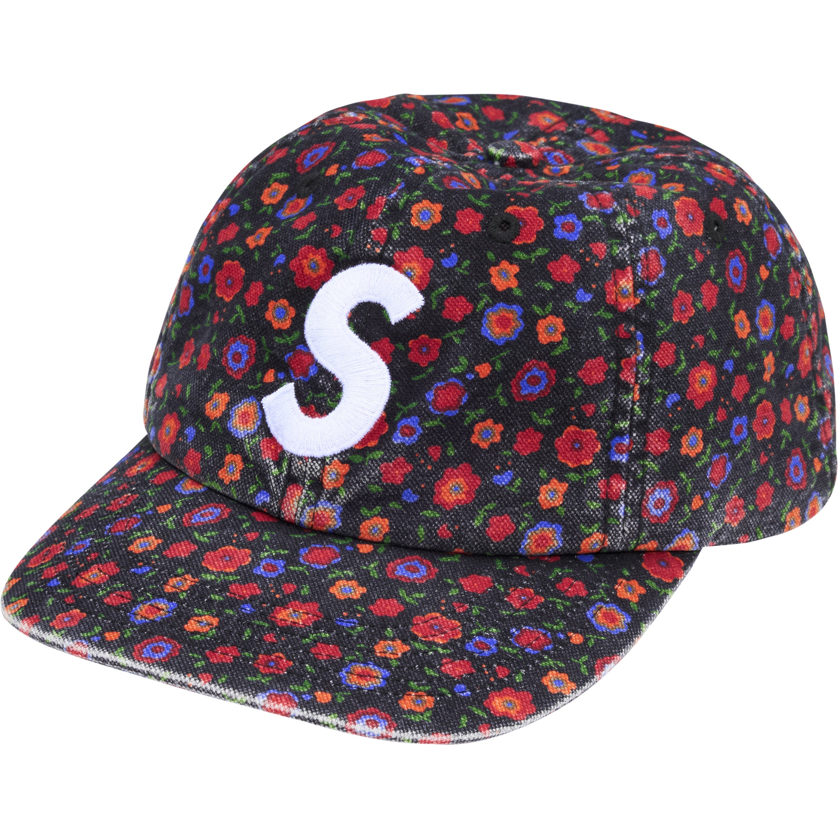 Washed Canvas S Logo 6-Panel