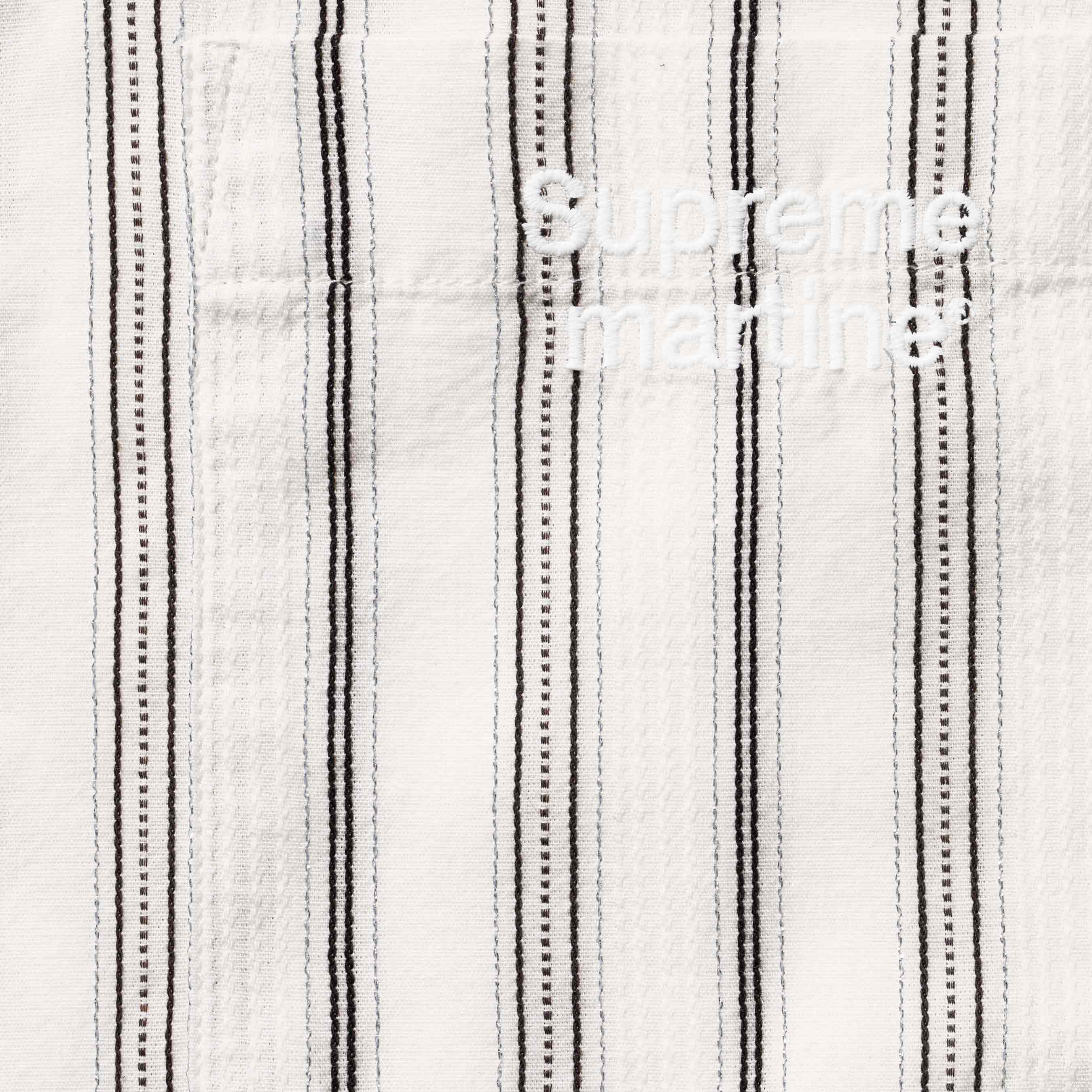 Supreme®/Martine Rose® Metallic Stripe Shirt