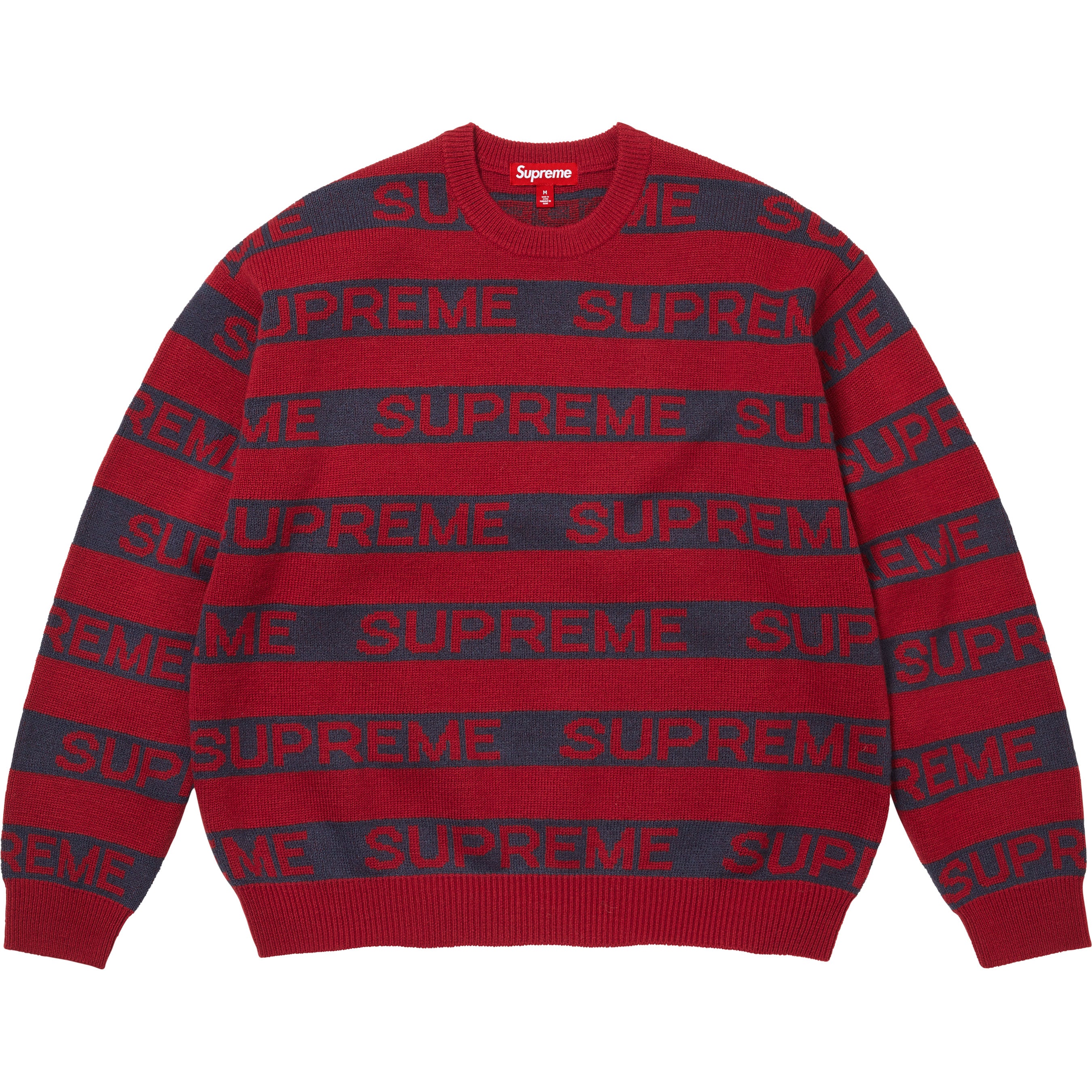 Stripe Logo Sweater