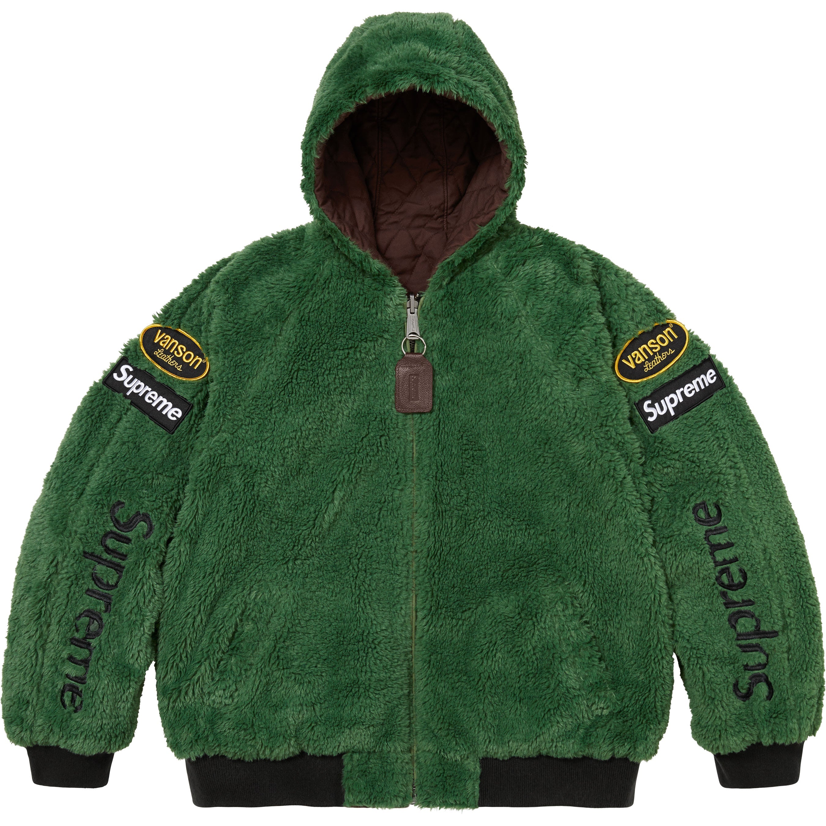 Supreme®/Vanson Leathers® Reversible Quilted Hooded Jacket