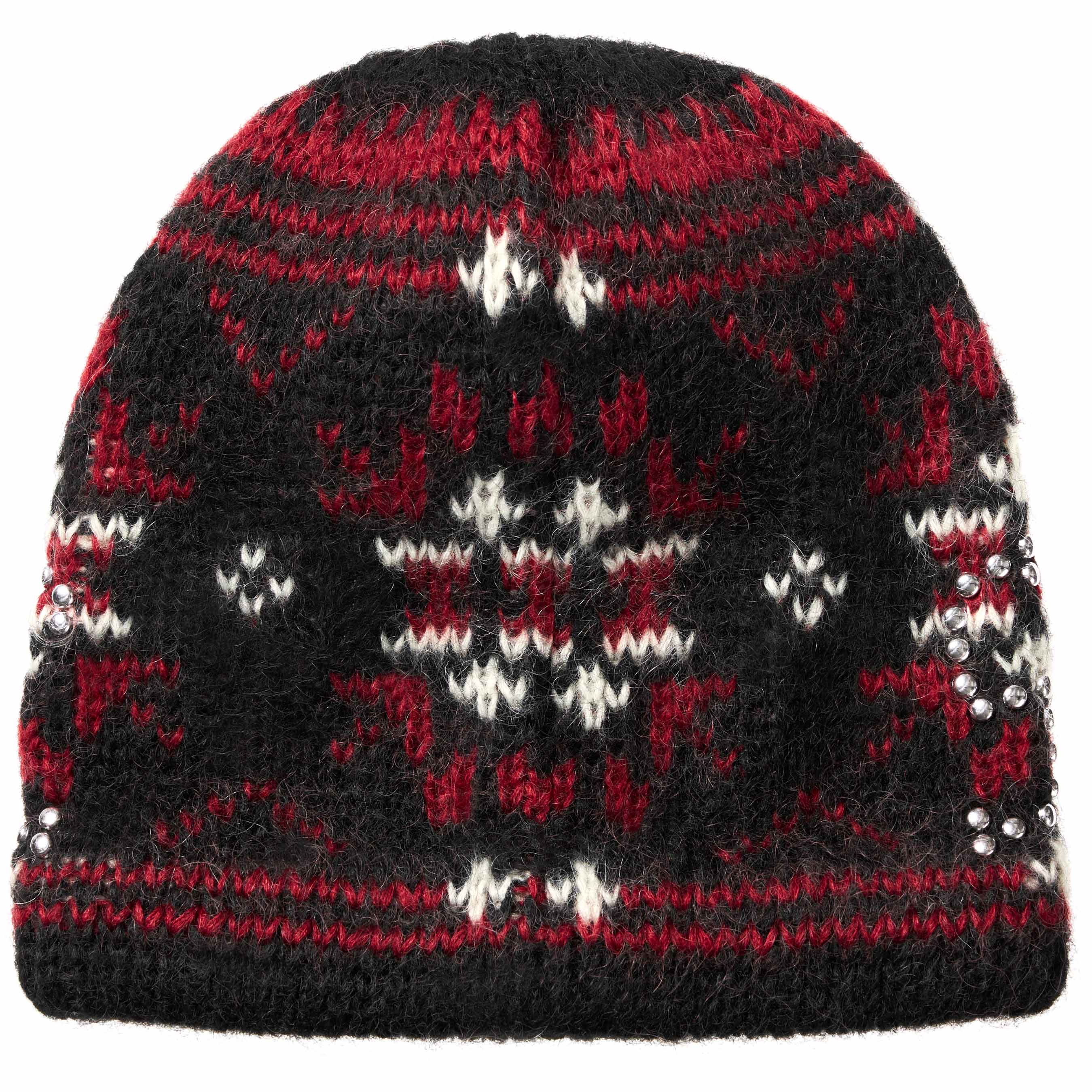 Studded Fair Isle Beanie
