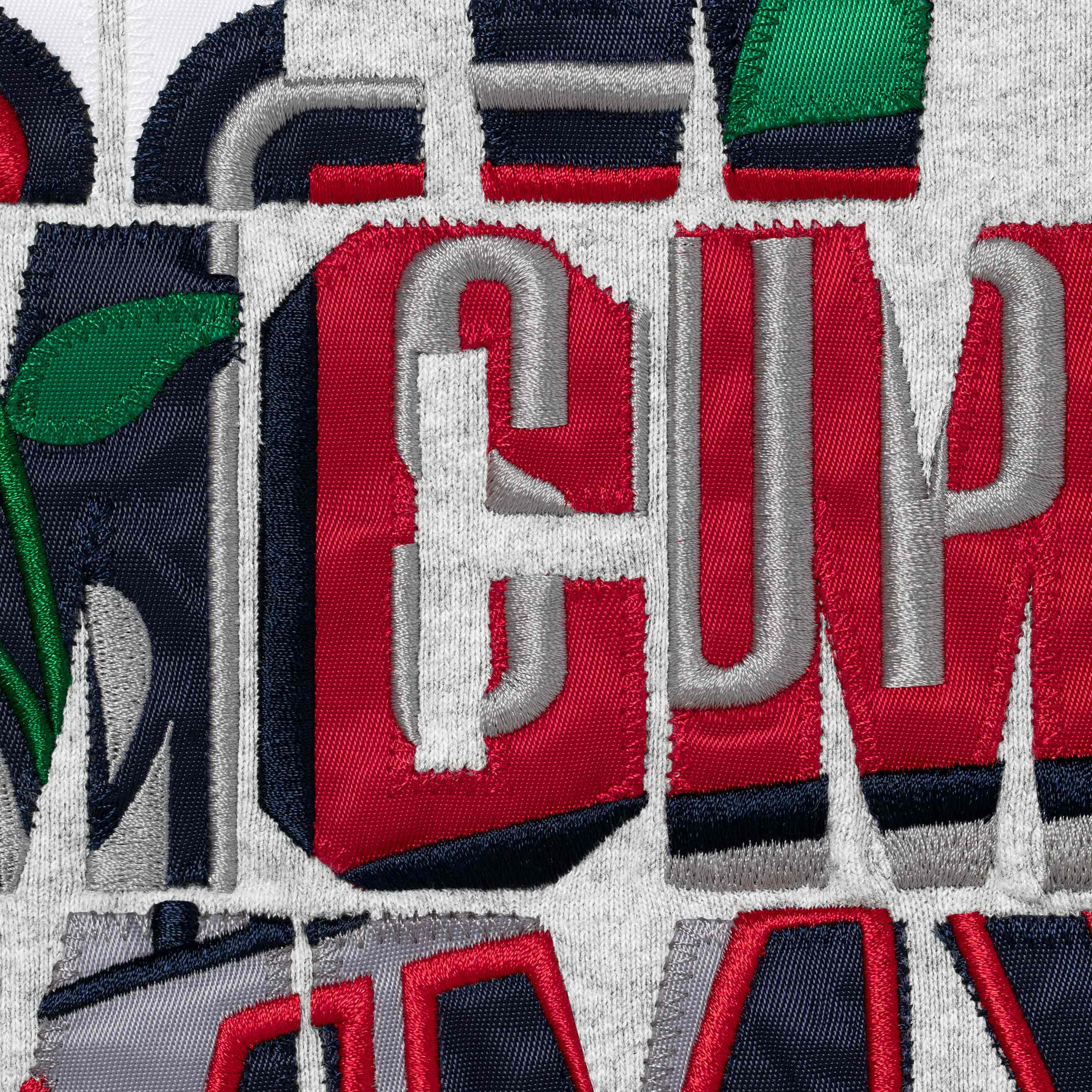 Blessed Appliqué Zip Up Hooded Sweatshirt