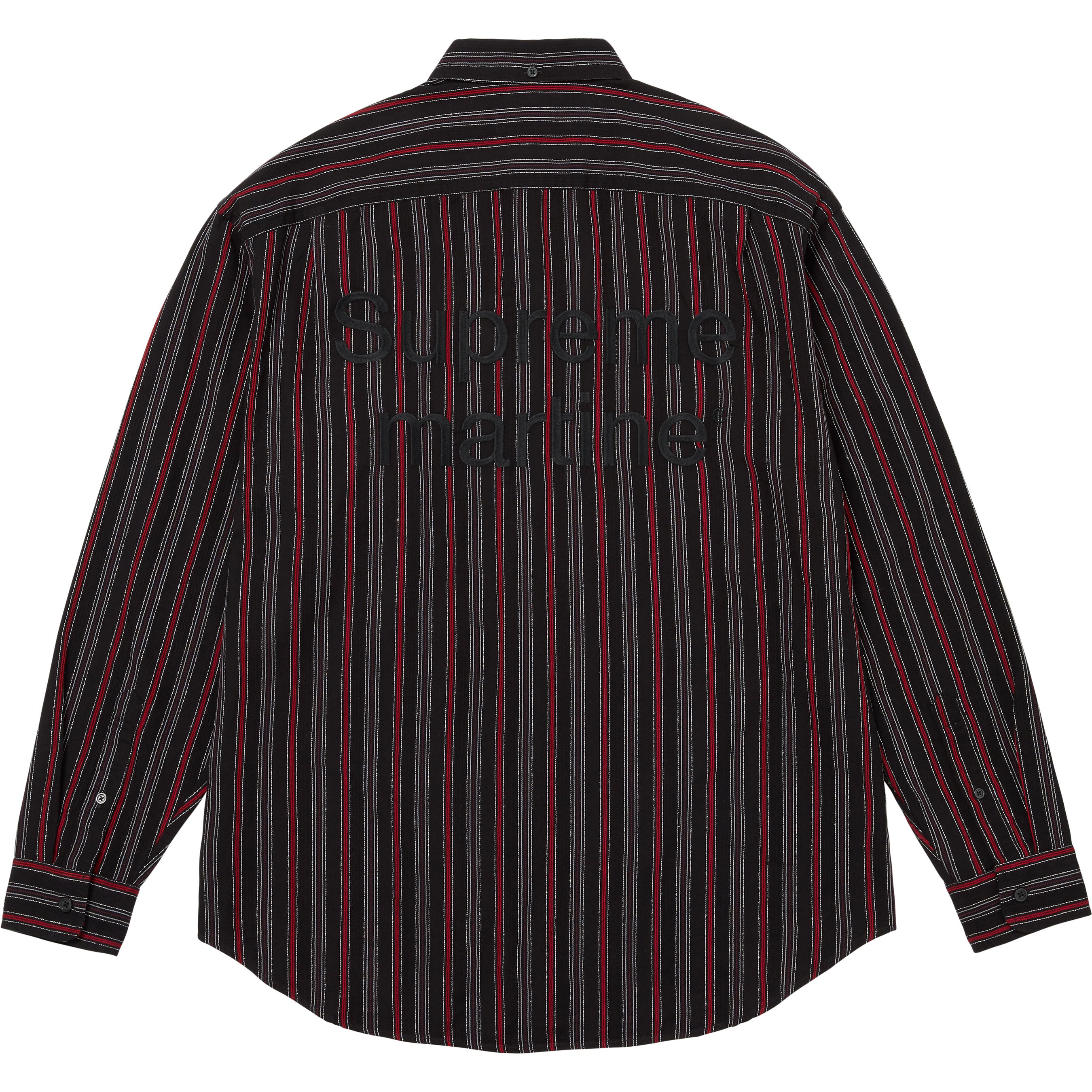 Supreme®/Martine Rose® Metallic Stripe Shirt