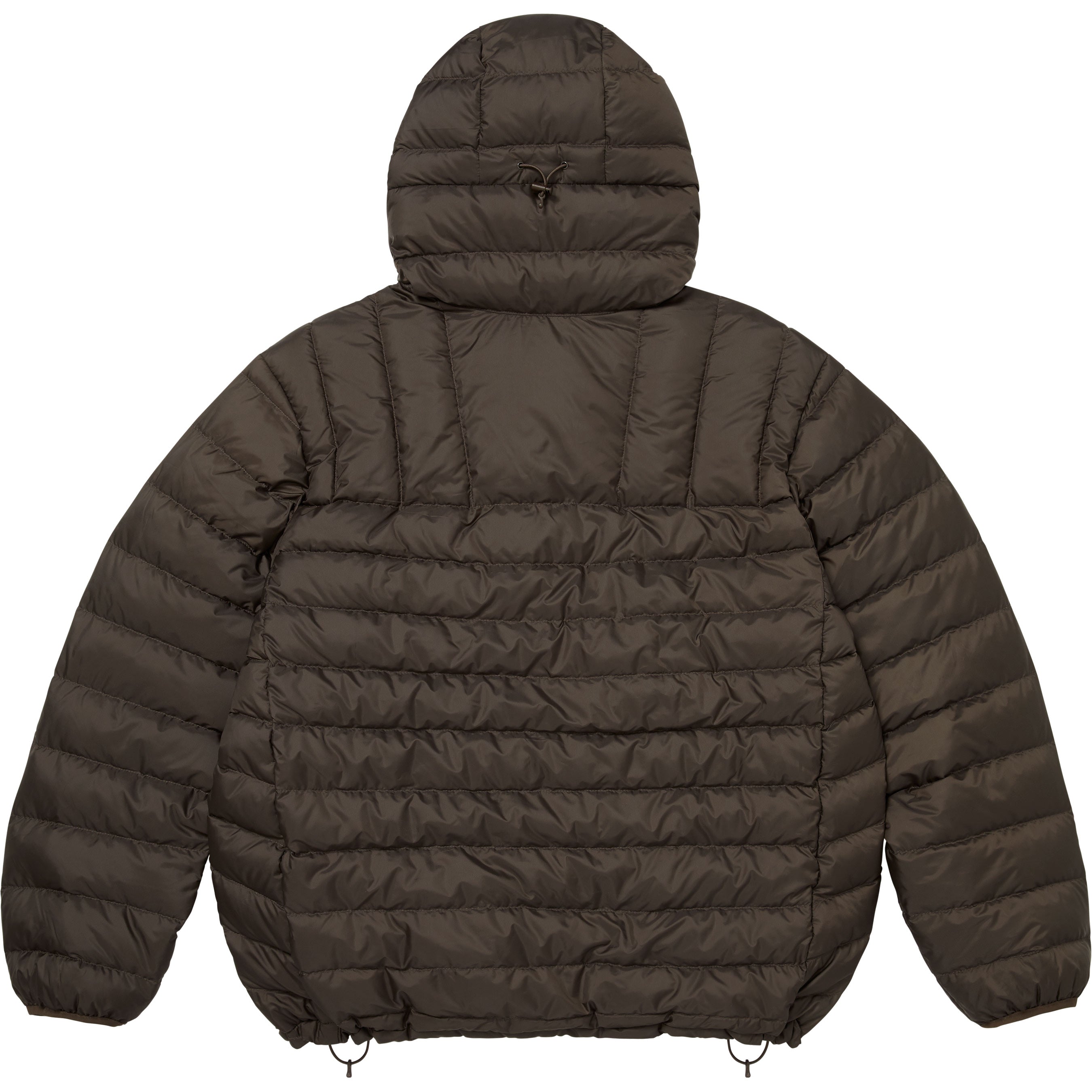 Micro Down Half Zip Hooded Pullover