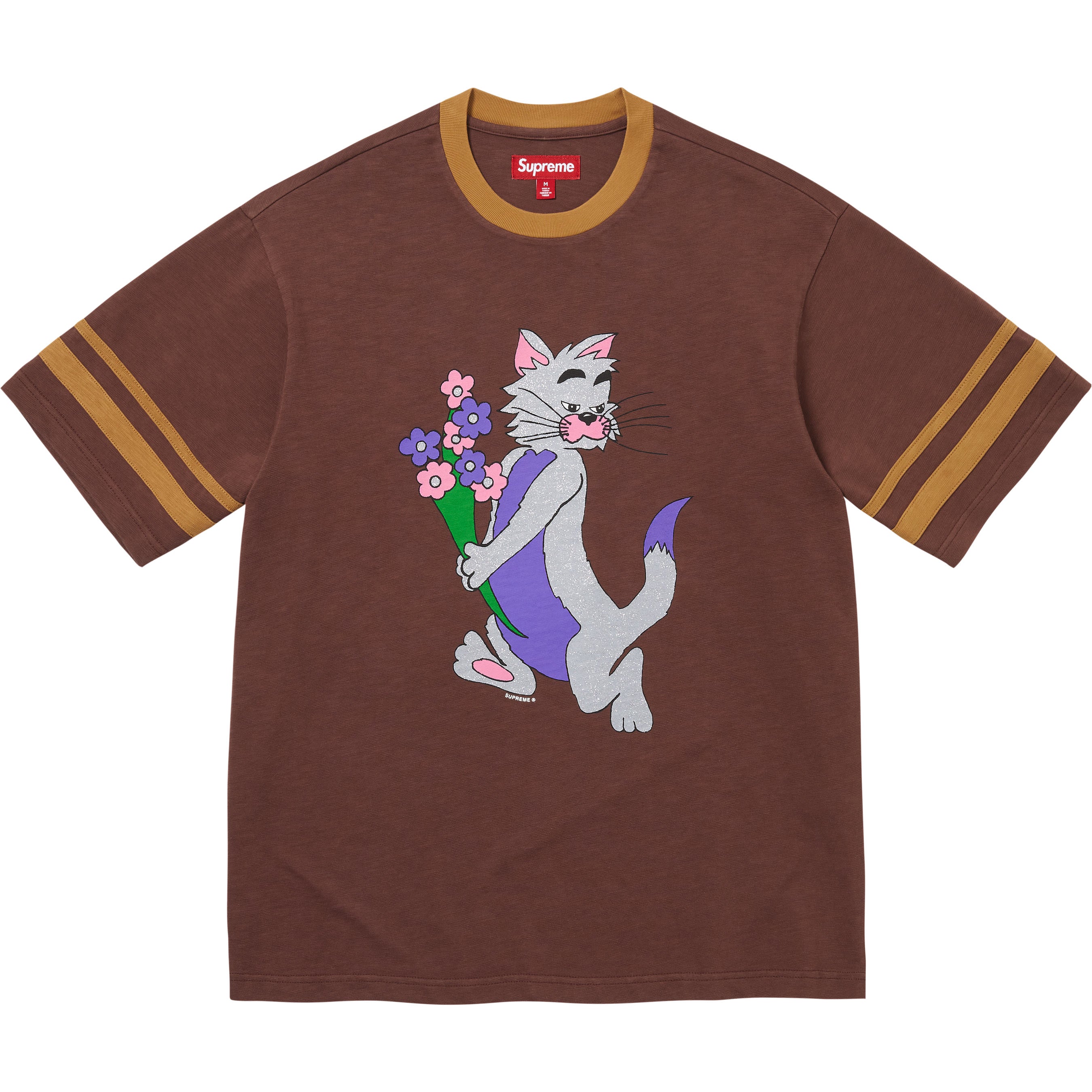 Glitter Cat S/S Top