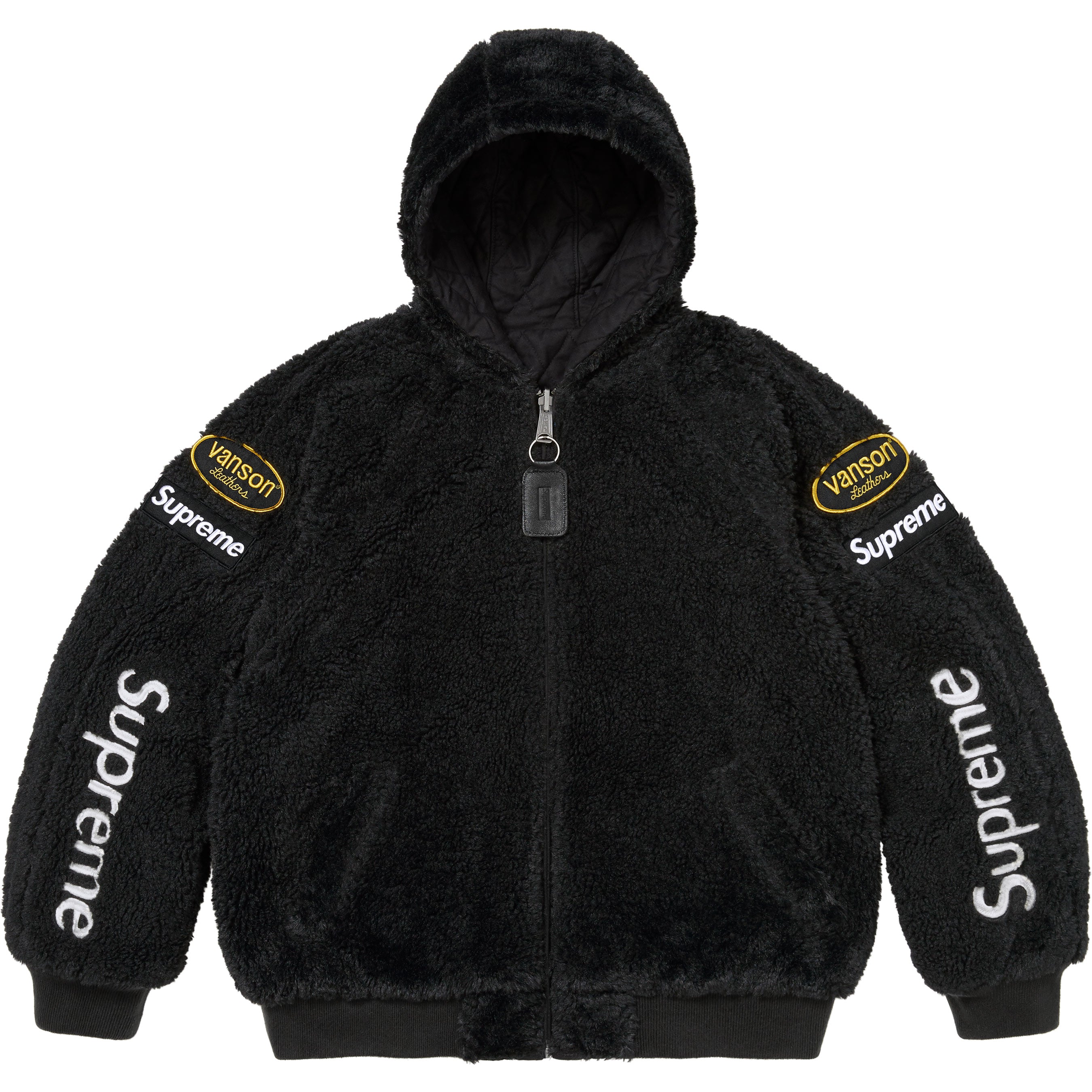 Supreme®/Vanson Leathers® Reversible Quilted Hooded Jacket