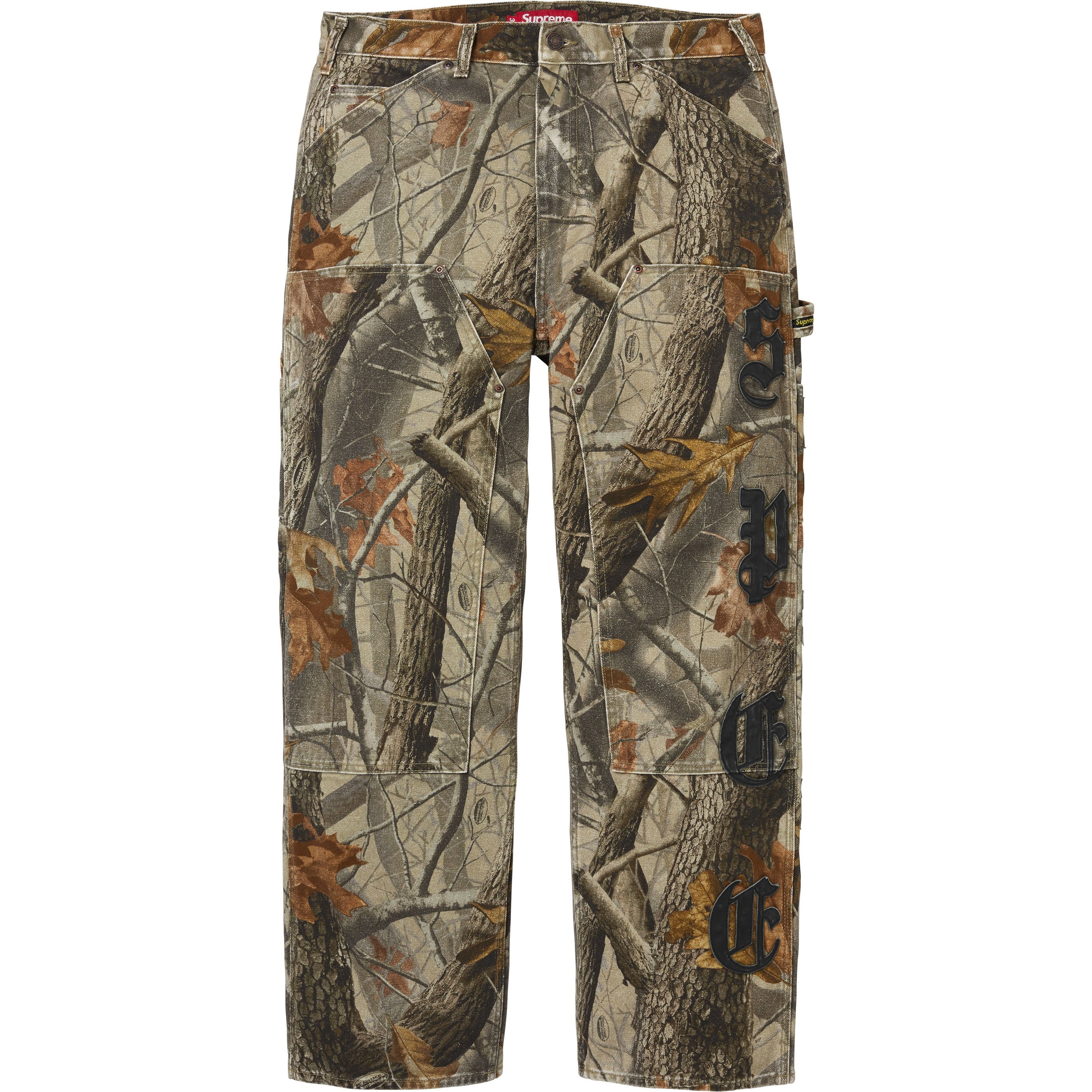 Leather Appliqué Double Knee Painter Pant