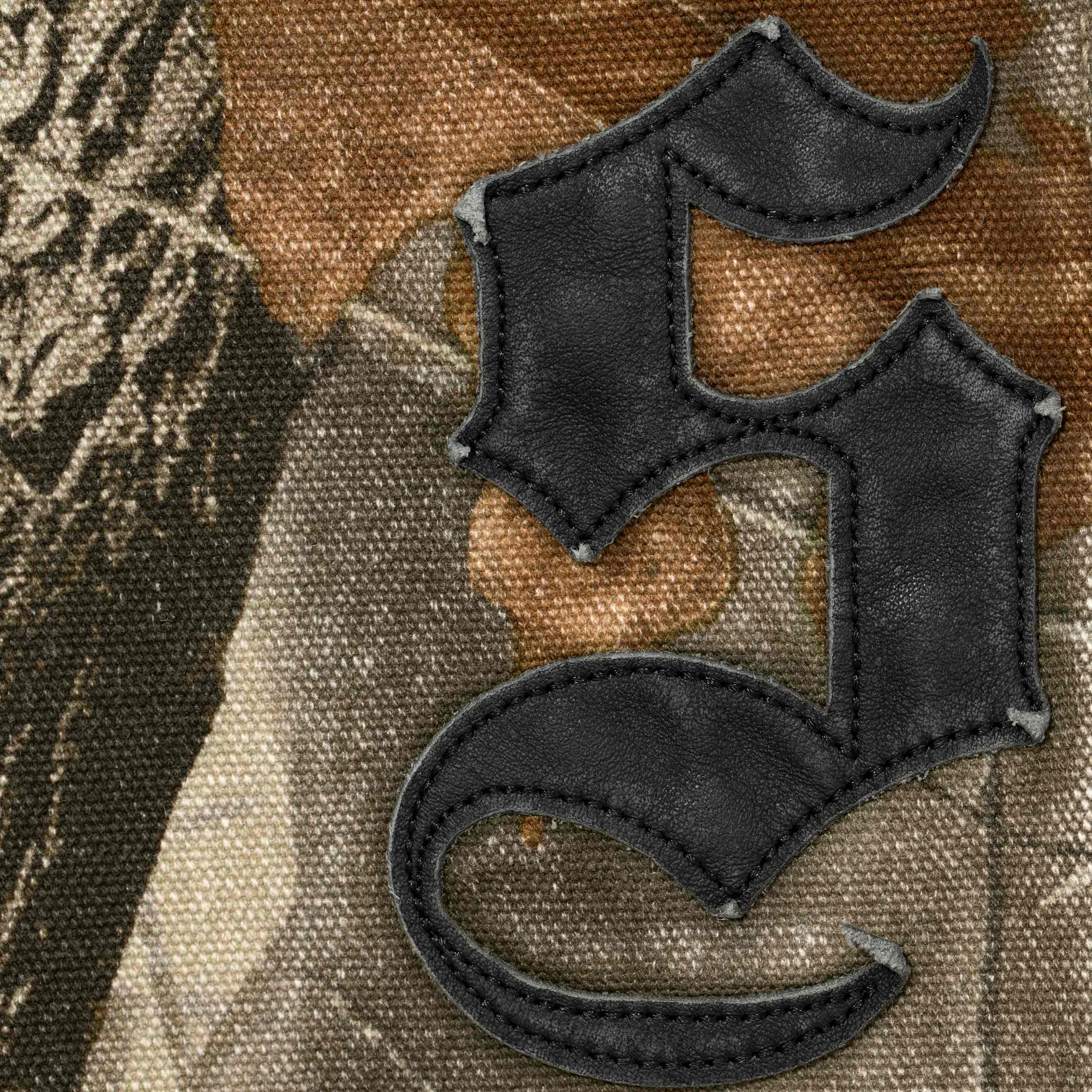 Leather Appliqué Double Knee Painter Pant