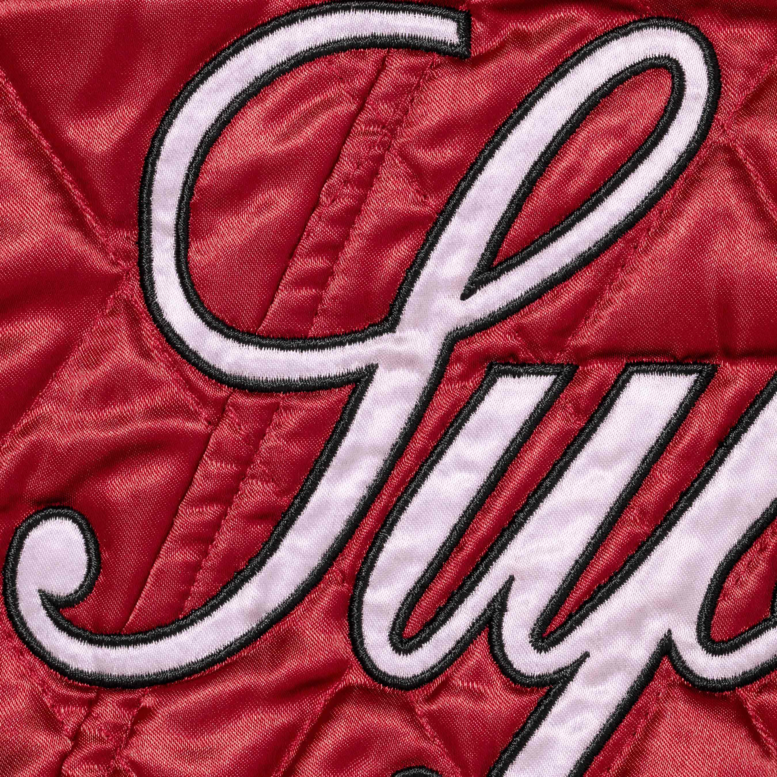 Supreme®/Champion® Quilted Satin Varsity Jacket