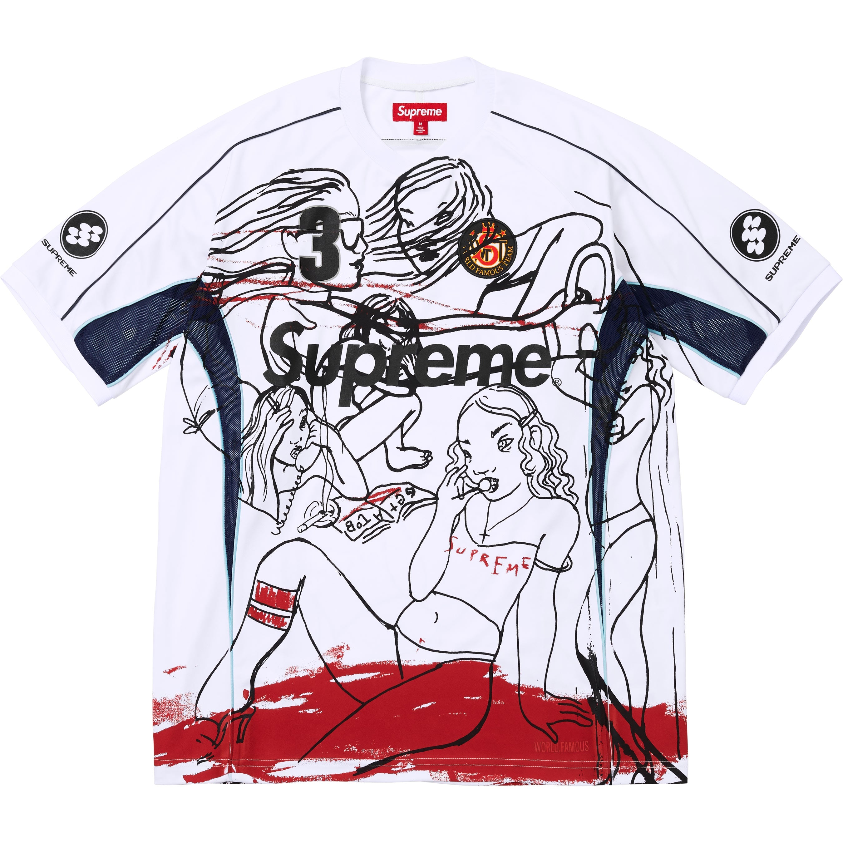 Supreme/Rita Ackermann Soccer Jersey