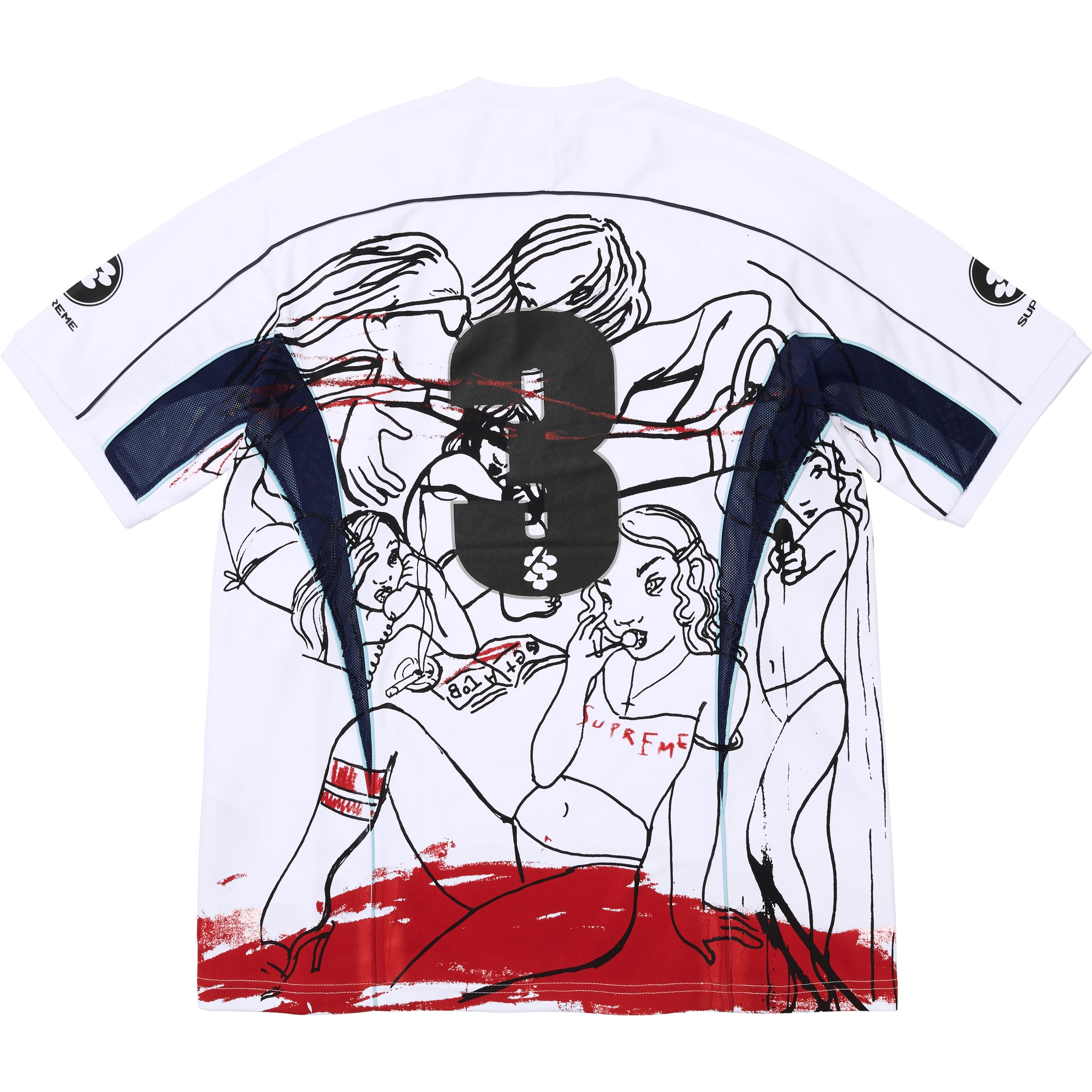 Supreme/Rita Ackermann Soccer Jersey