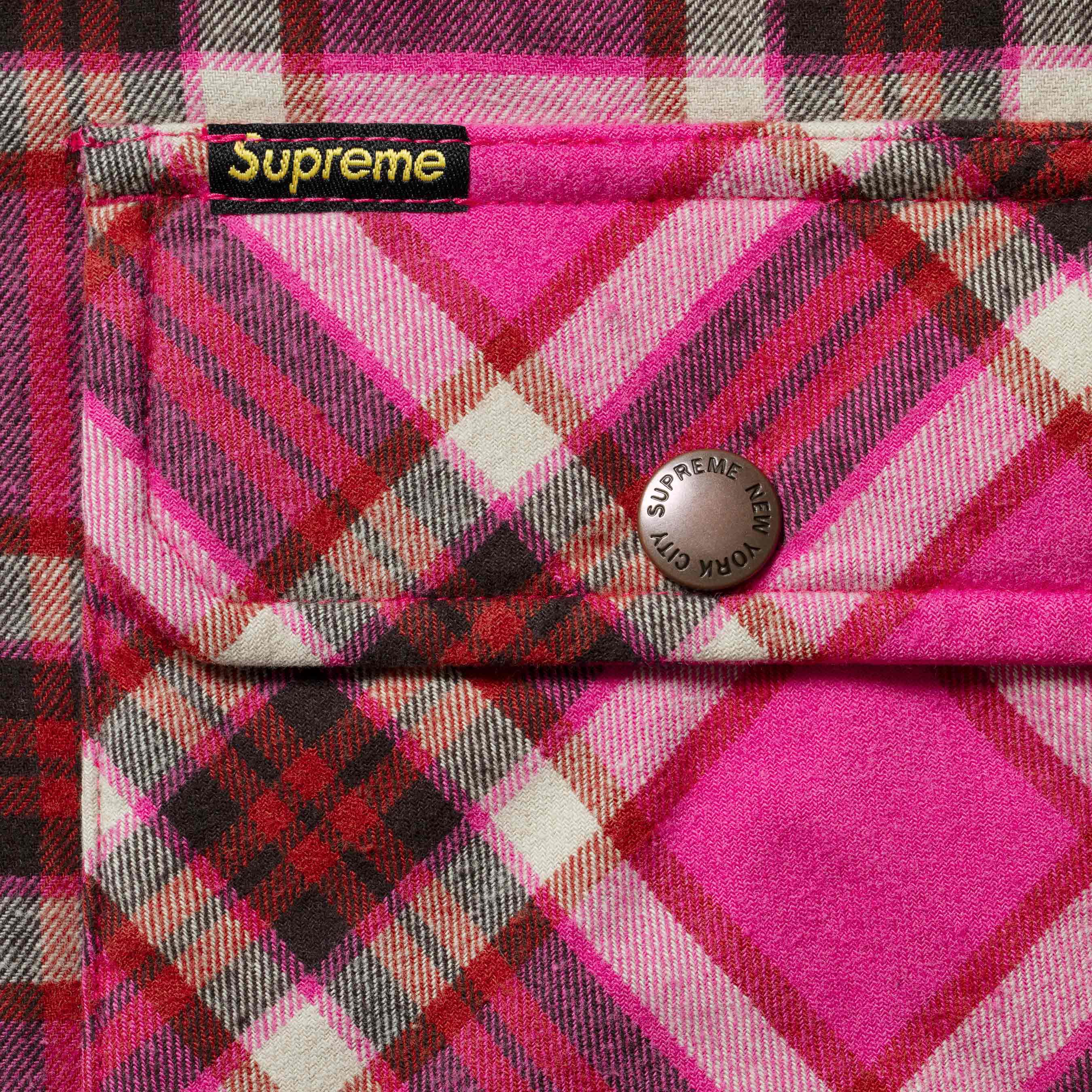 Quilted Lined Flannel Snap Shirt