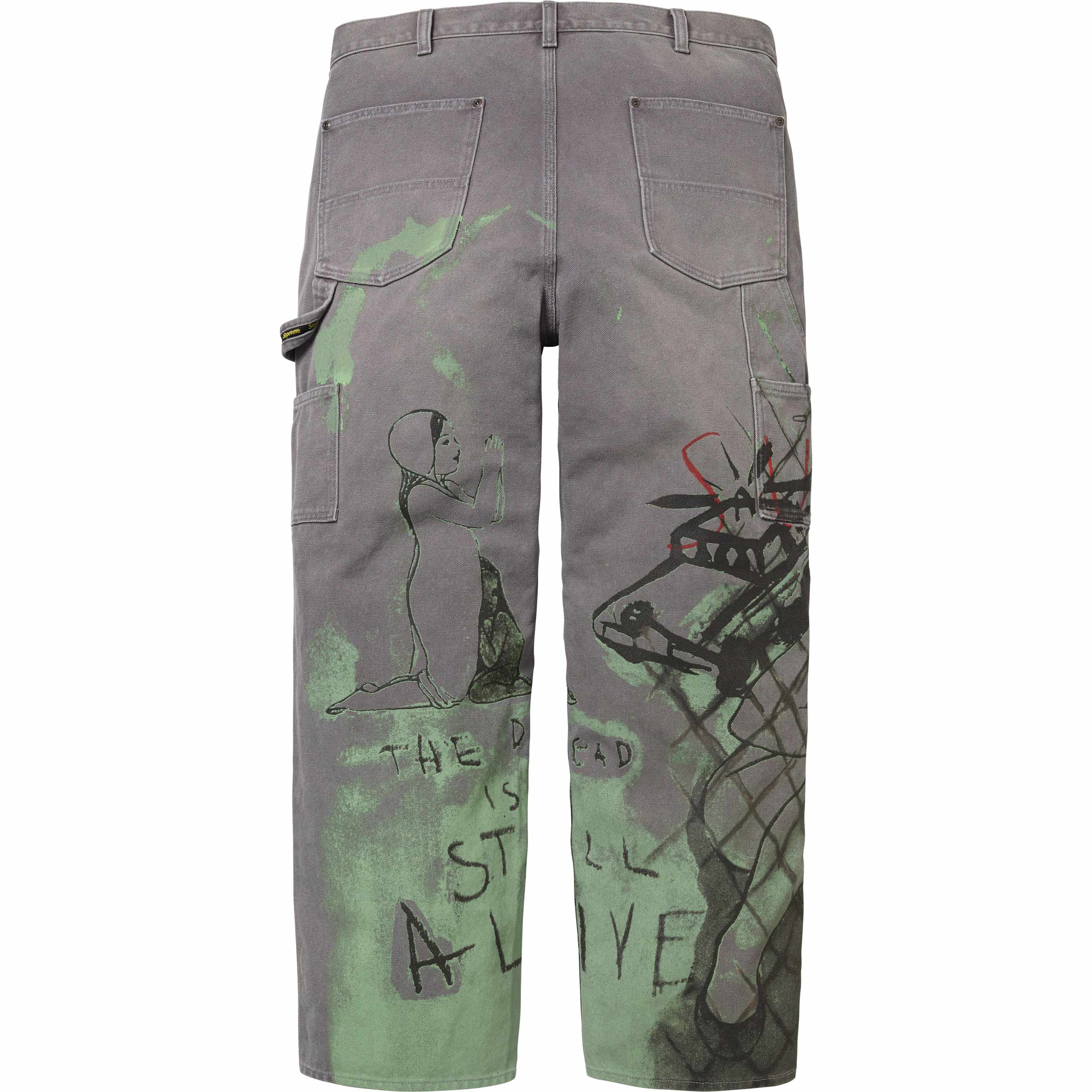 Supreme/Rita Ackermann Double Knee Painter Pant