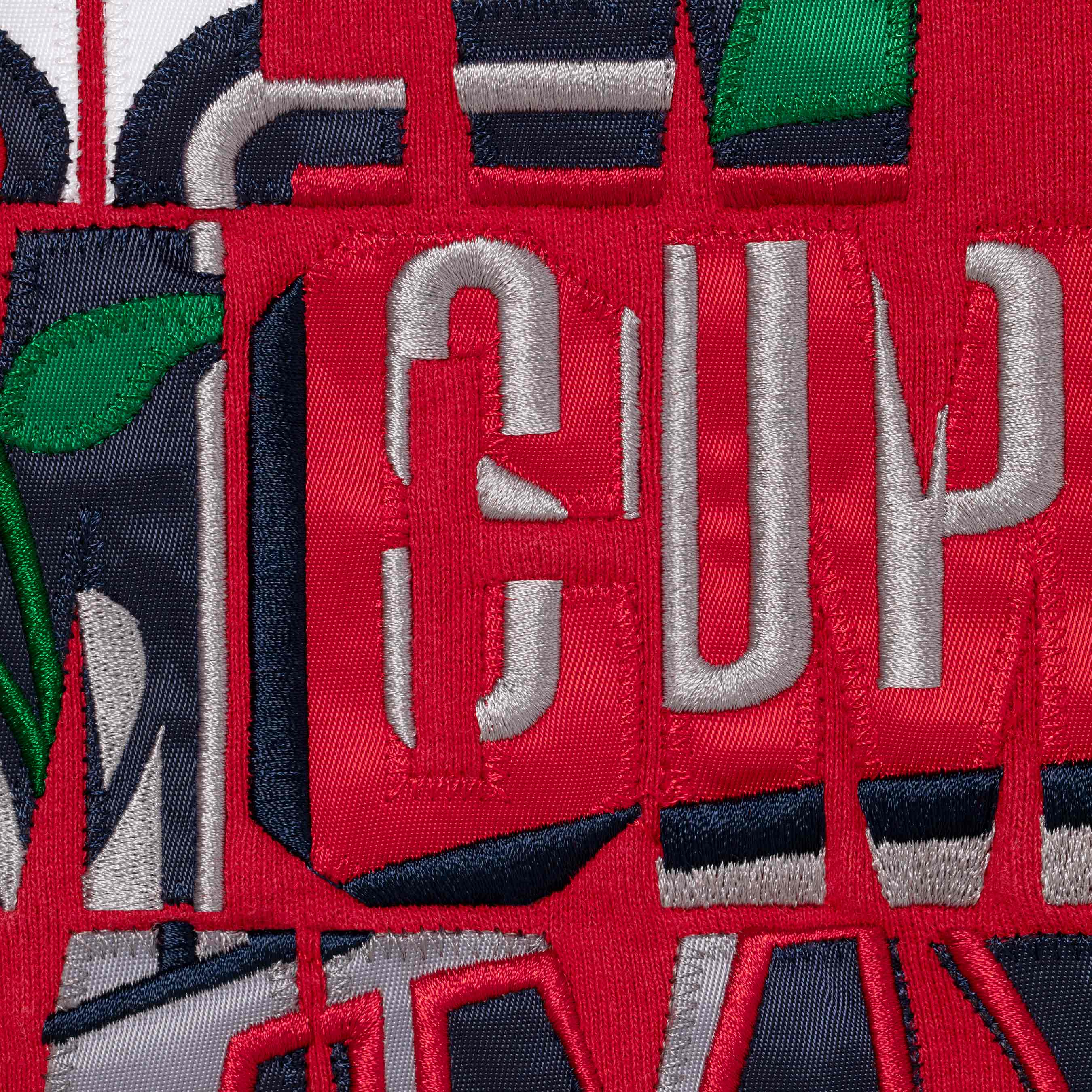 Blessed Appliqué Zip Up Hooded Sweatshirt