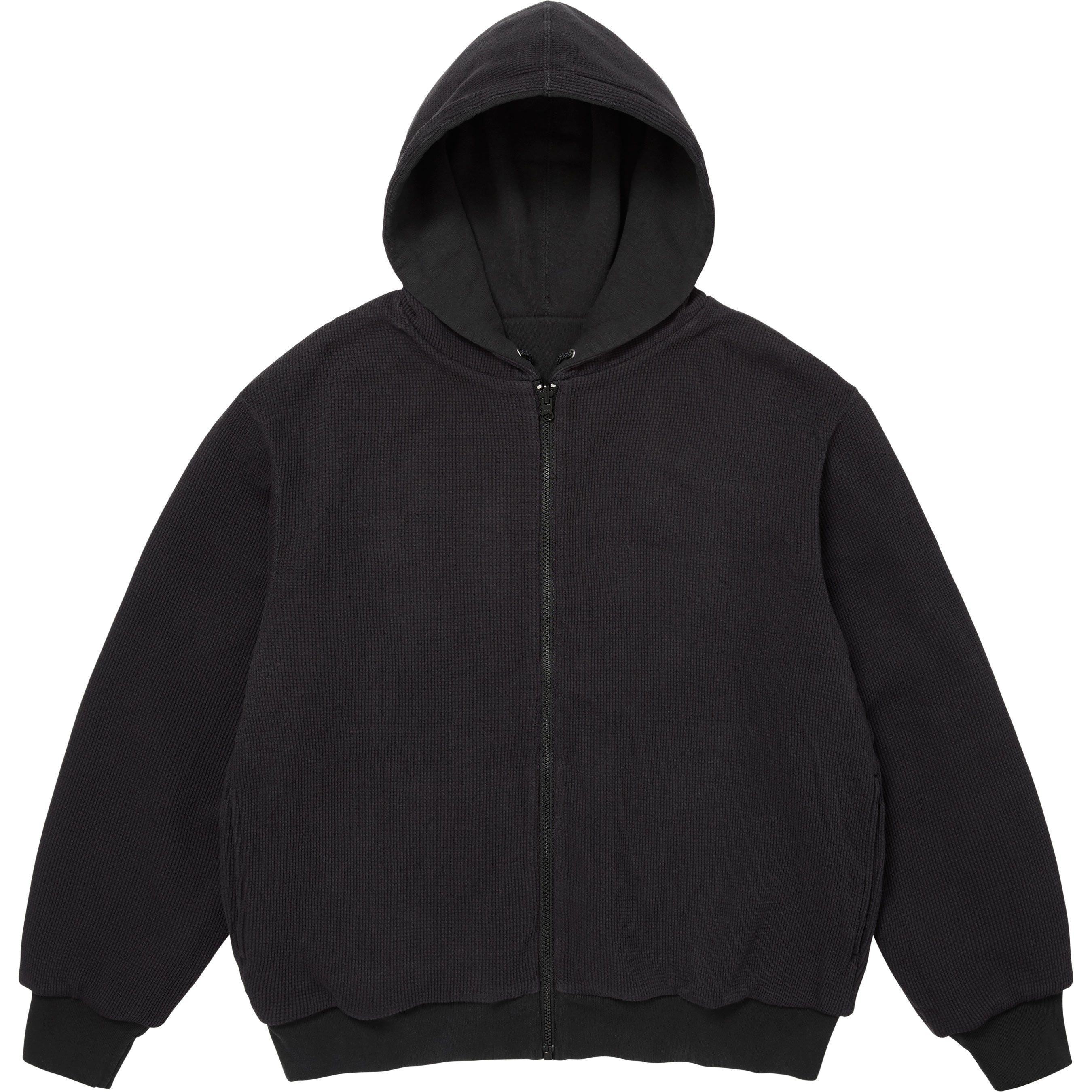 Reversible Work Zip Up Hooded Sweatshirt