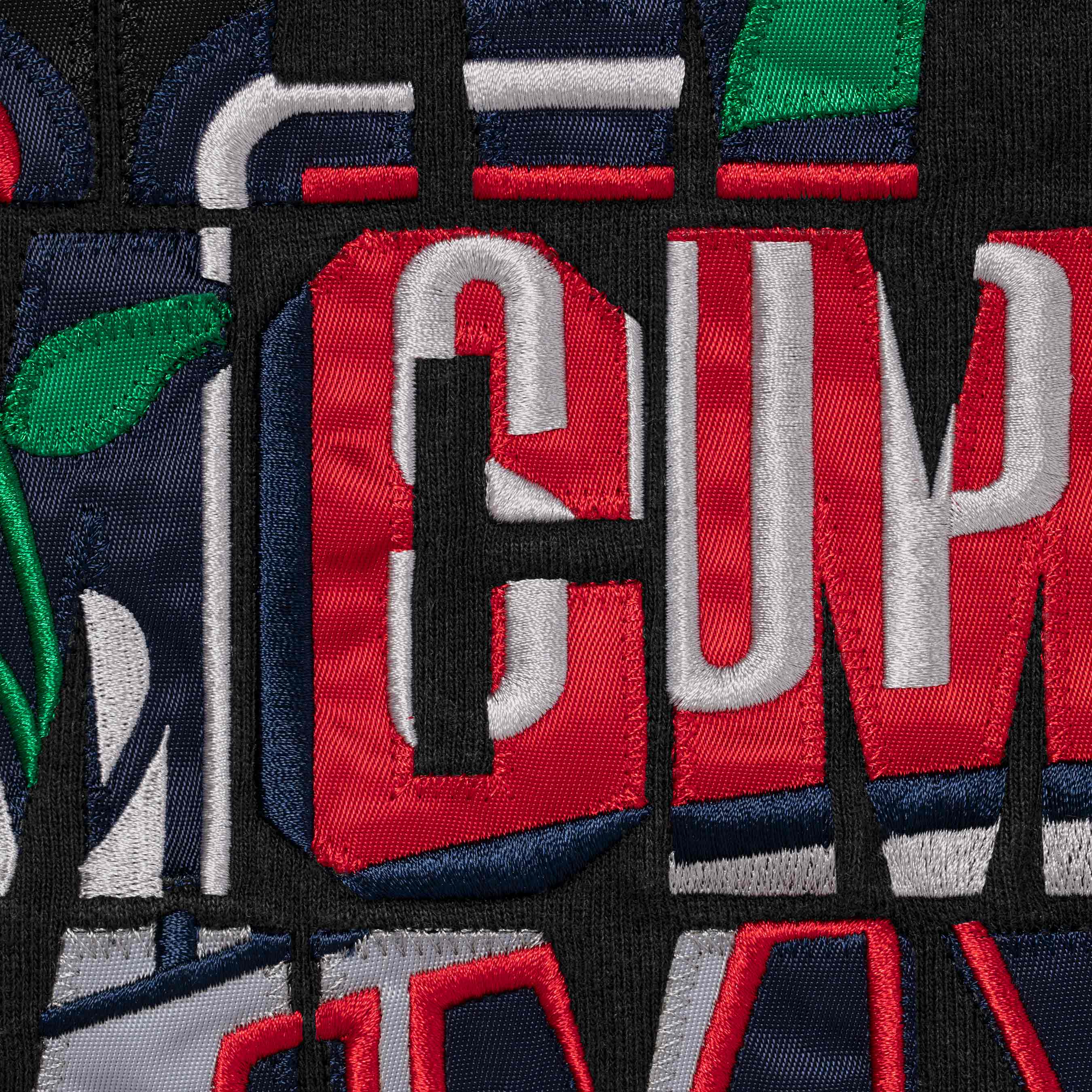 Blessed Appliqué Zip Up Hooded Sweatshirt