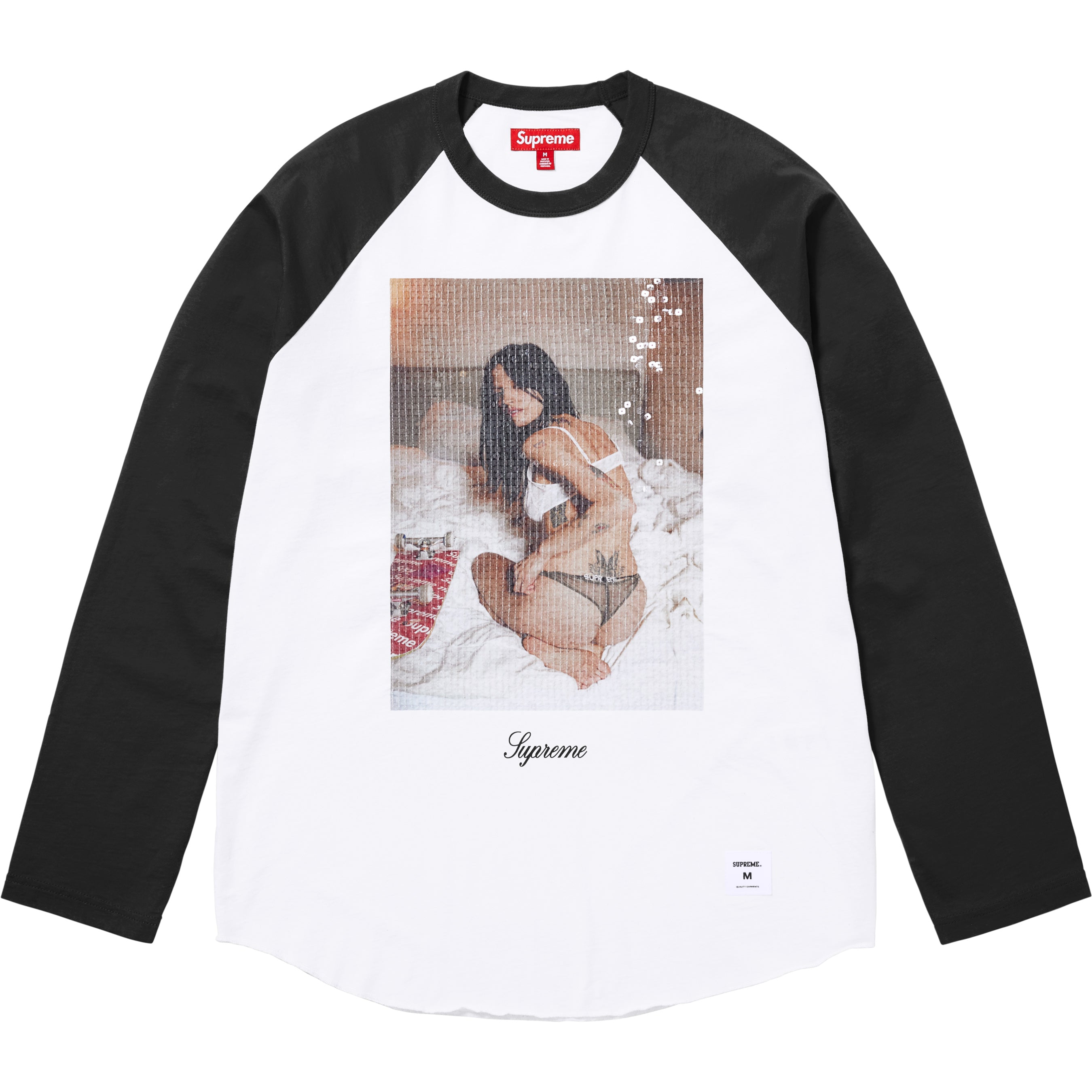 Supreme/Larry Clark Sequin Raglan L/S Top