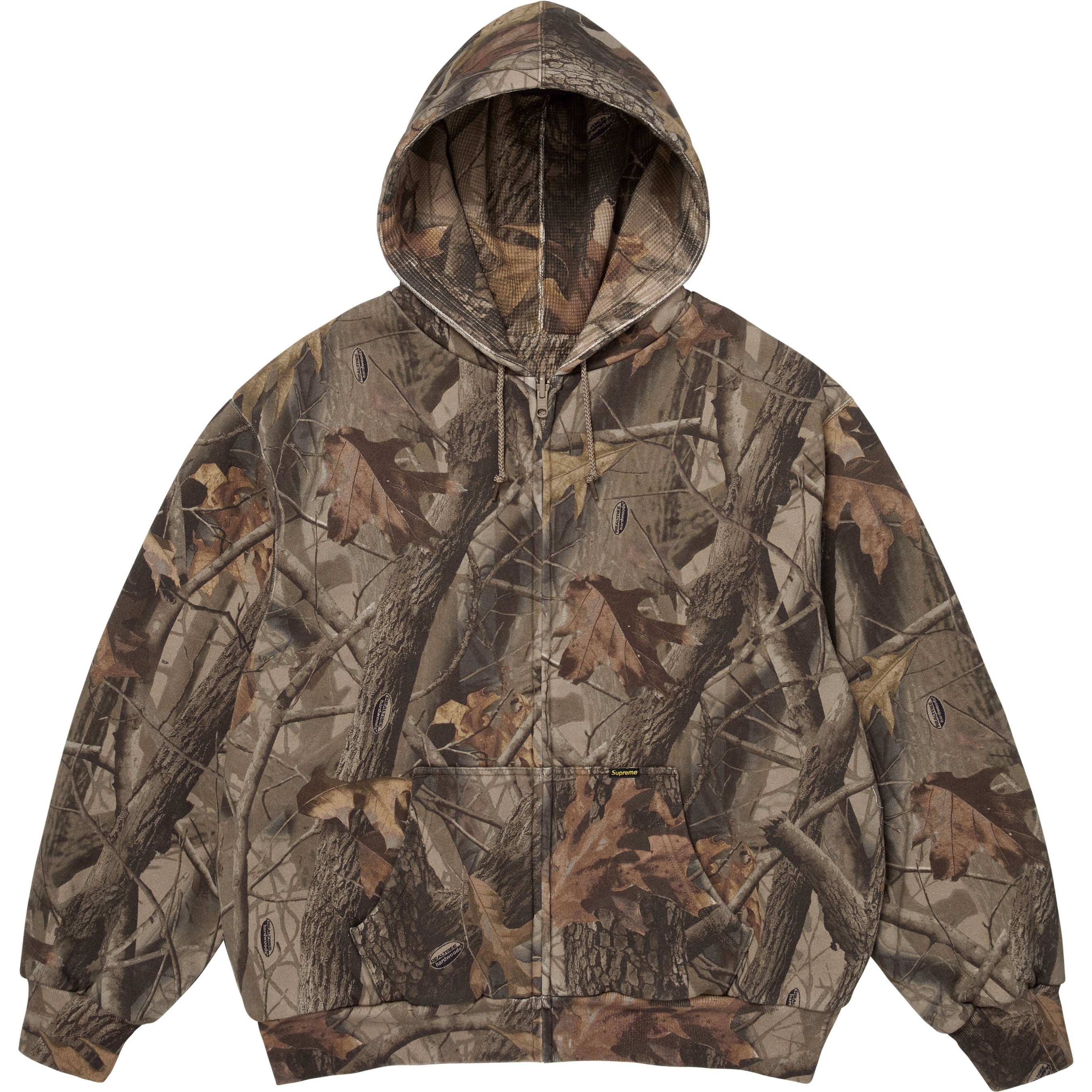 Reversible Work Zip Up Hooded Sweatshirt