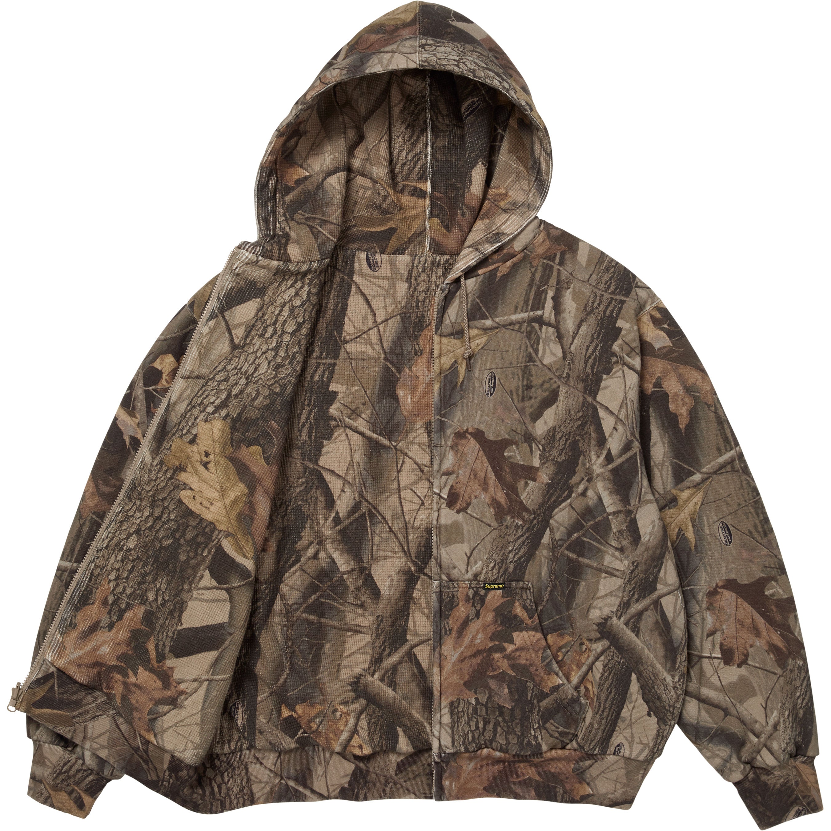 Reversible Work Zip Up Hooded Sweatshirt