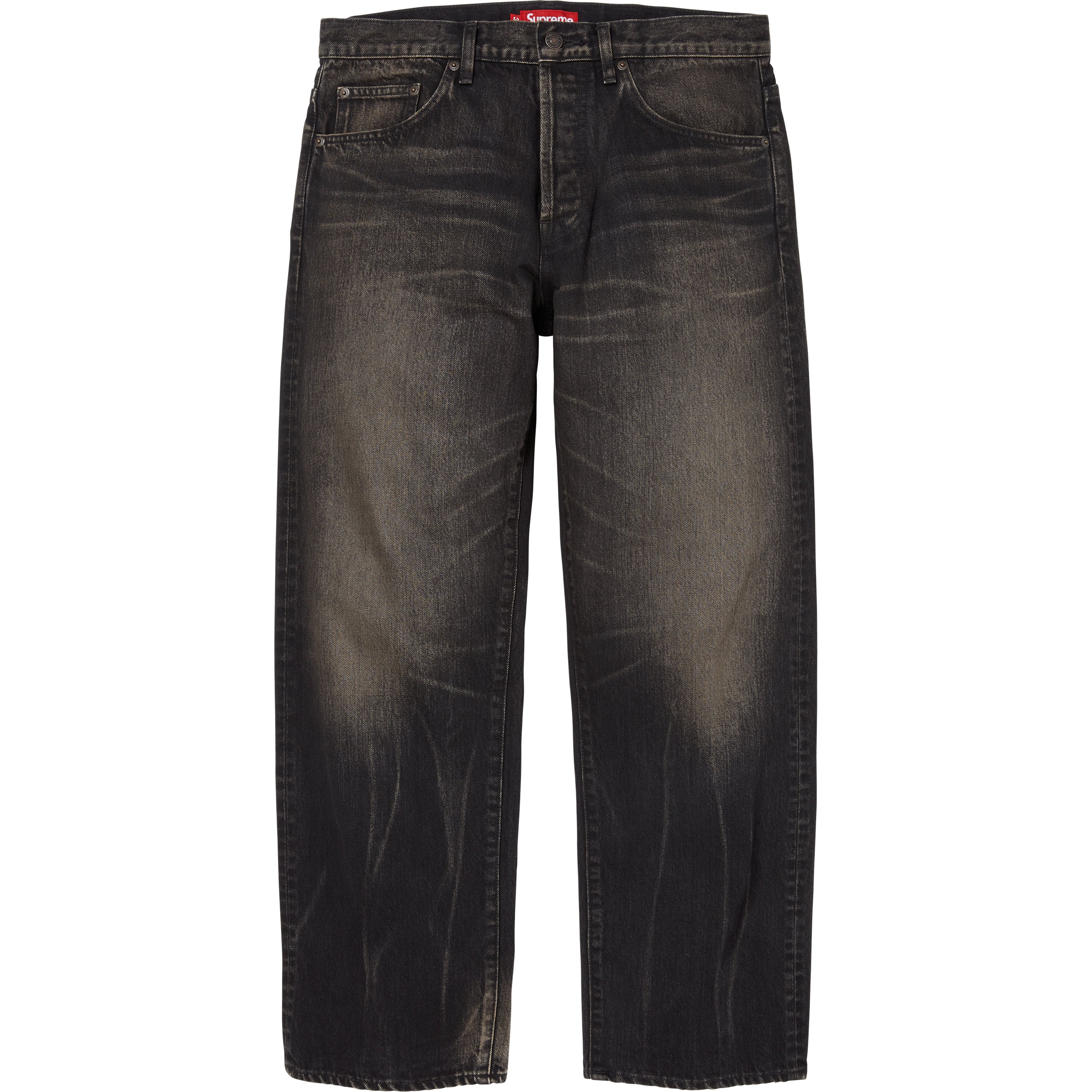 Distressed Loose Fit Selvedge Jean