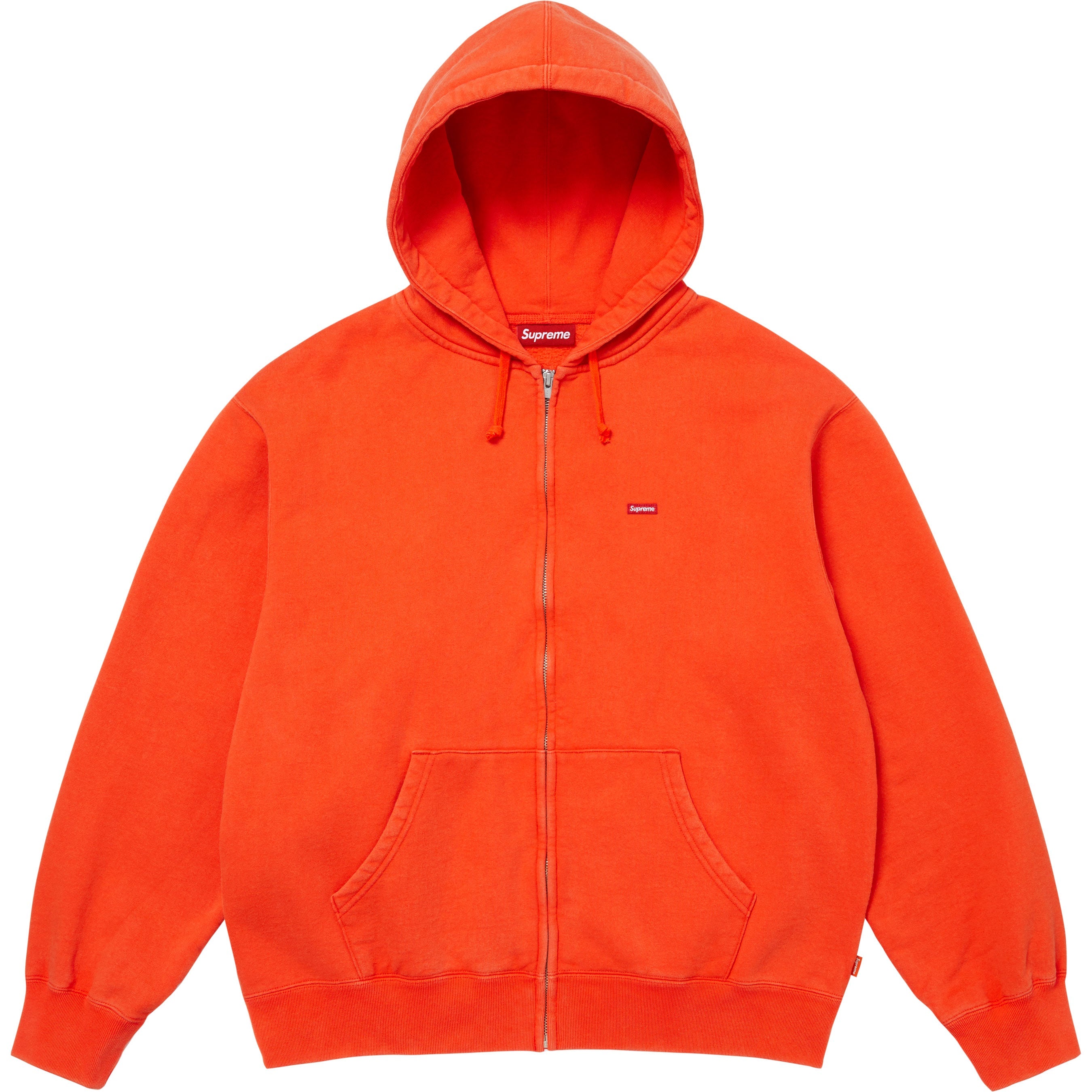 Small Box Zip Up Hooded Sweatshirt
