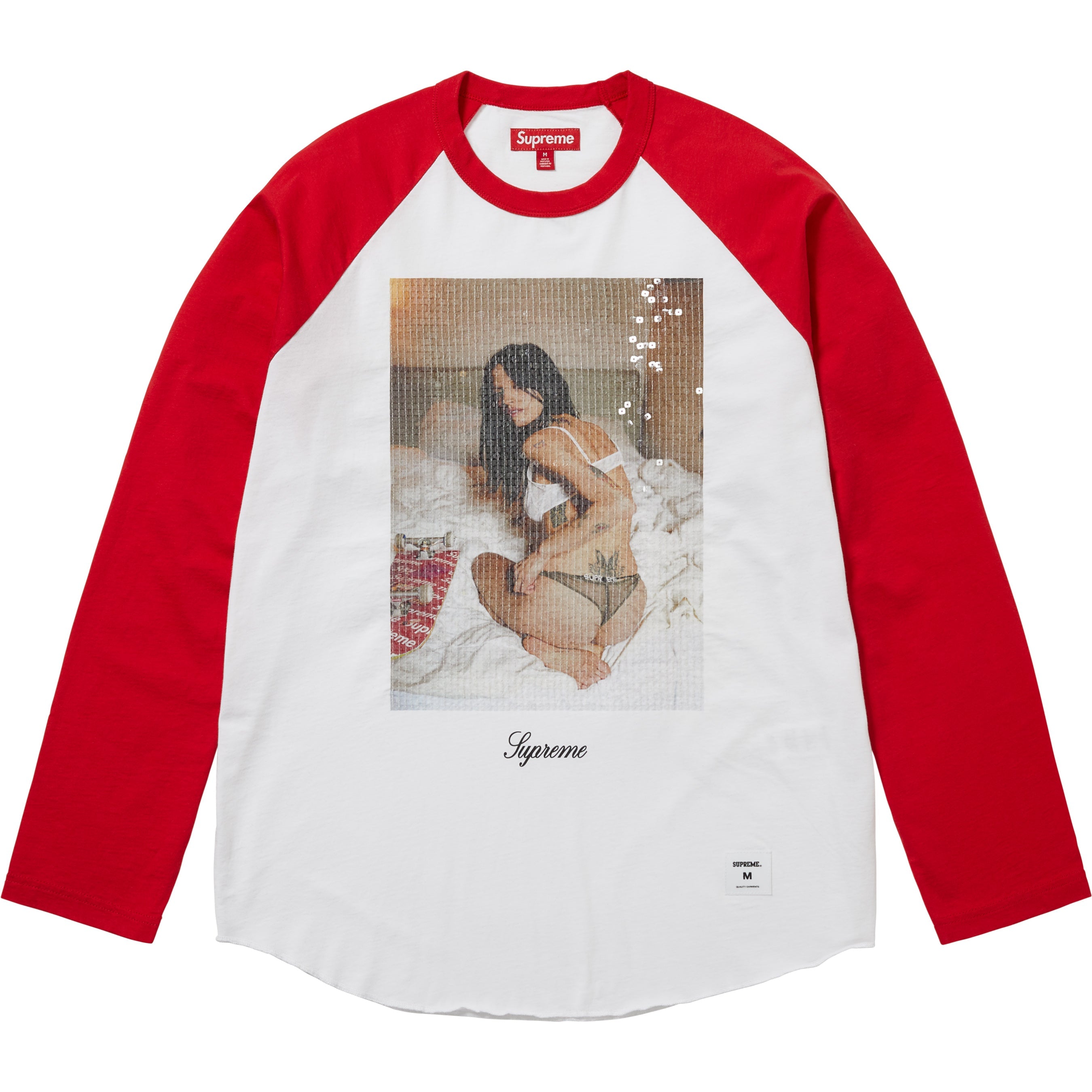 Supreme/Larry Clark Sequin Raglan L/S Top