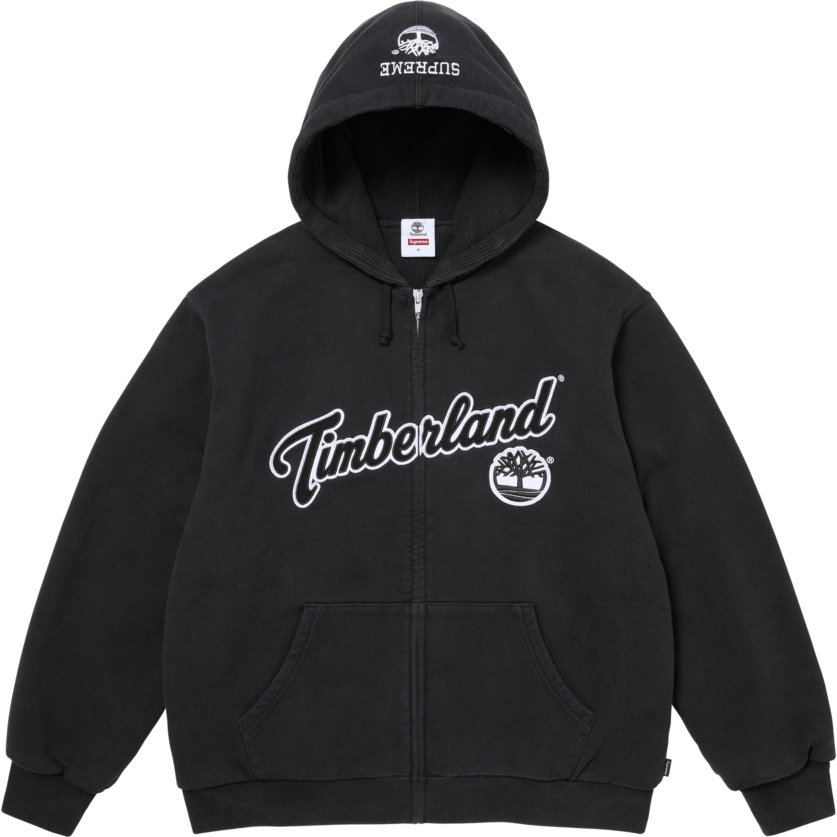Supreme®/Timberland® Thermal Lined Zip Up Hooded Sweatshirt