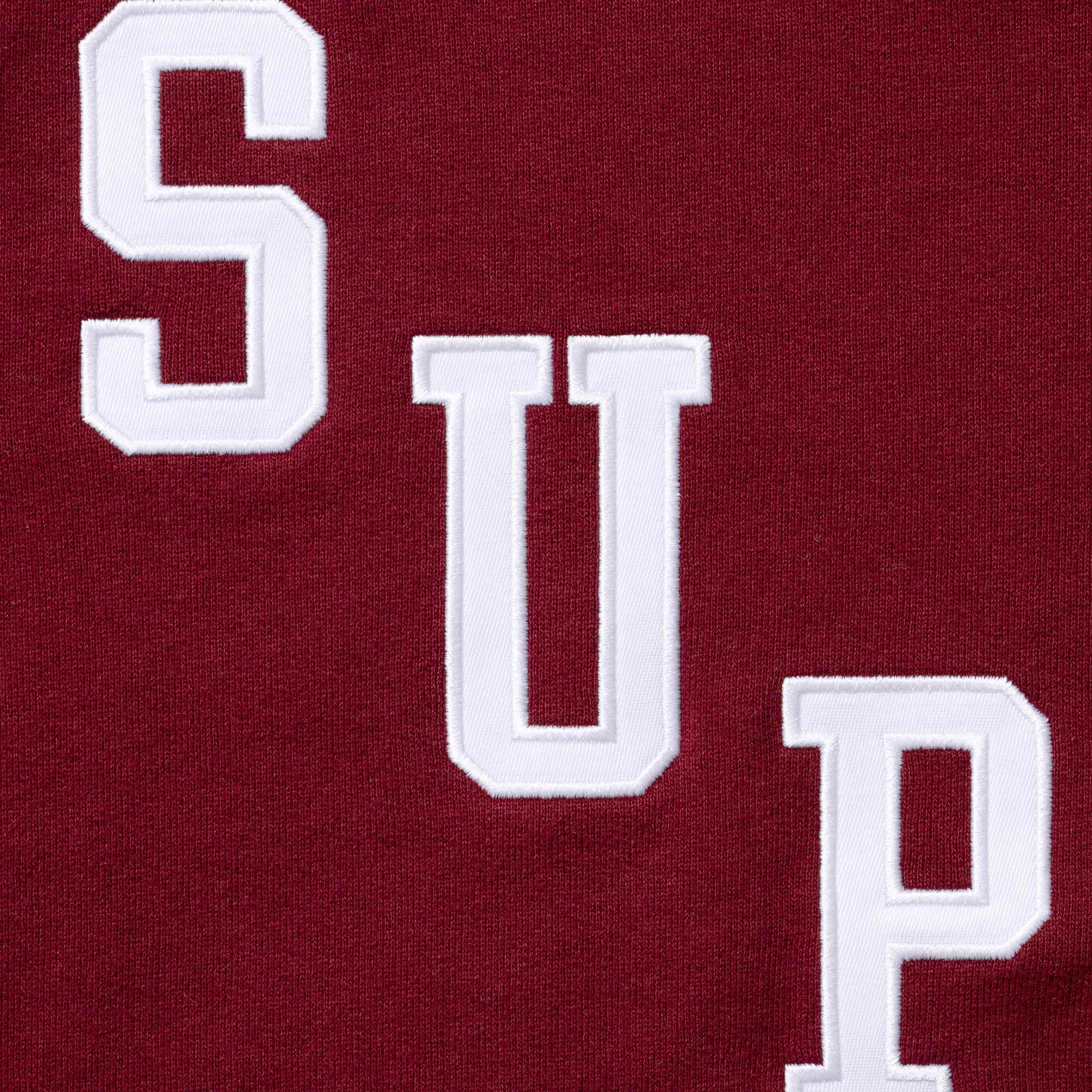 Slant Appliqué Half Zip Pullover