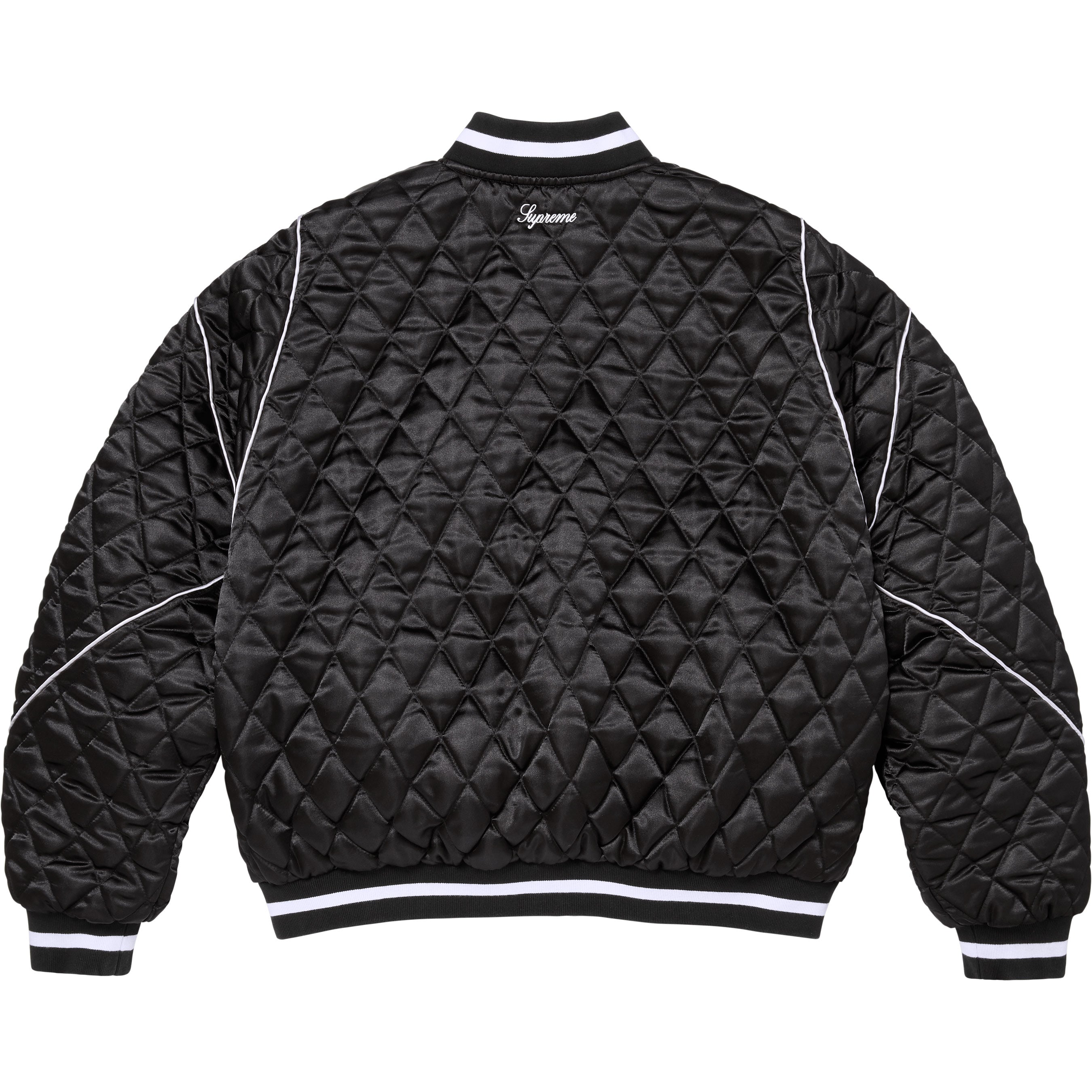 Supreme®/Champion® Quilted Satin Varsity Jacket