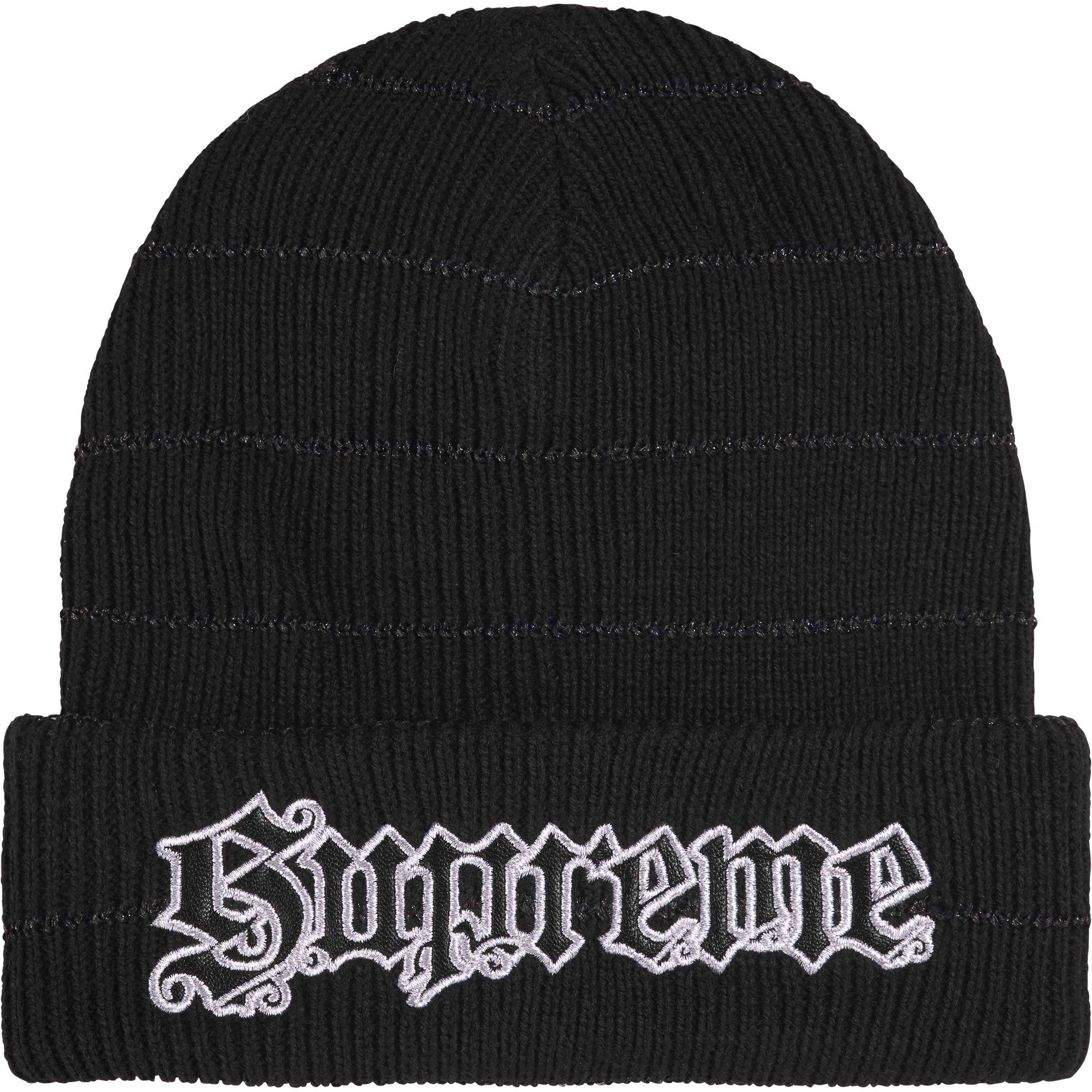 Metallic Stripe Beanie