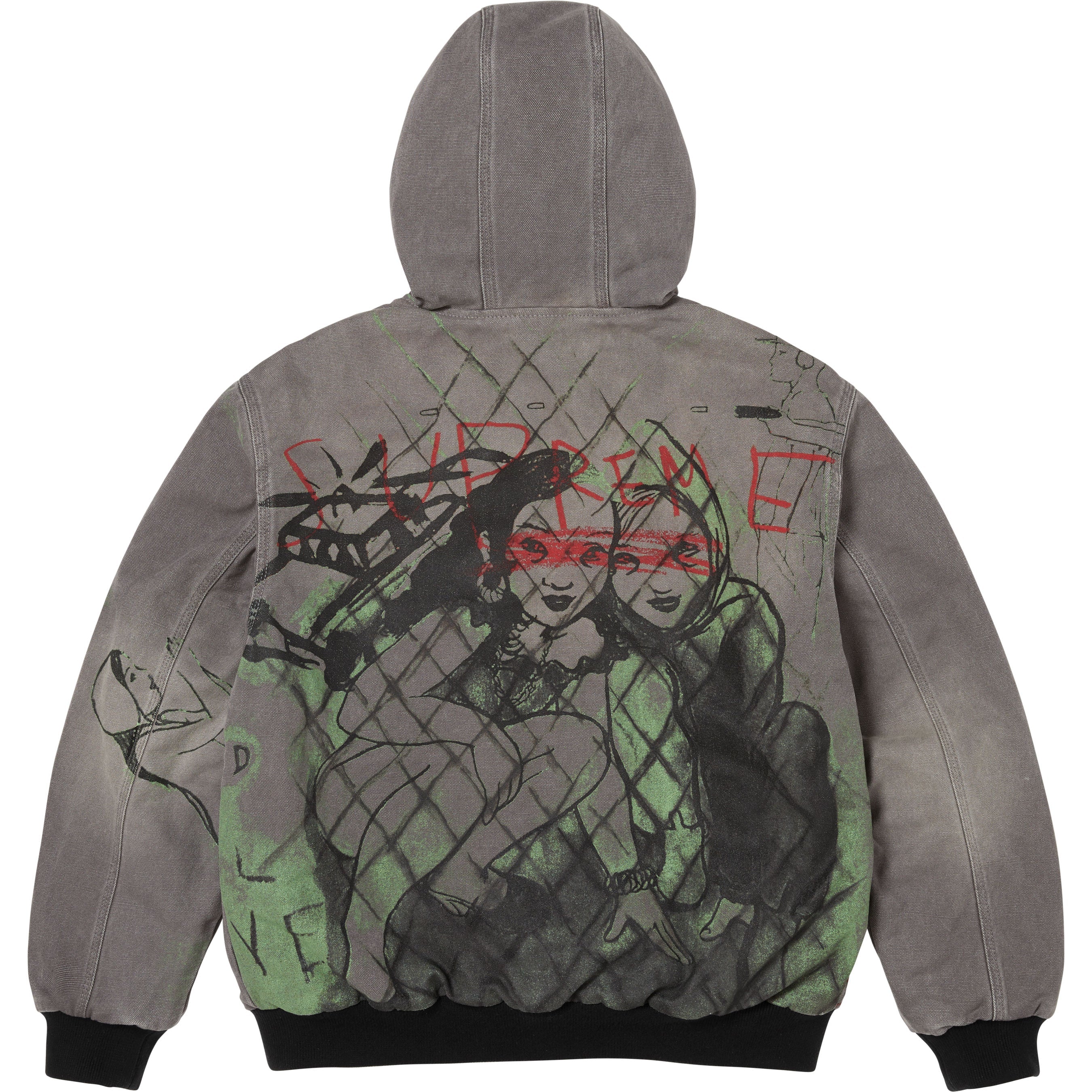 Supreme/Rita Ackermann Hooded Work Jacket