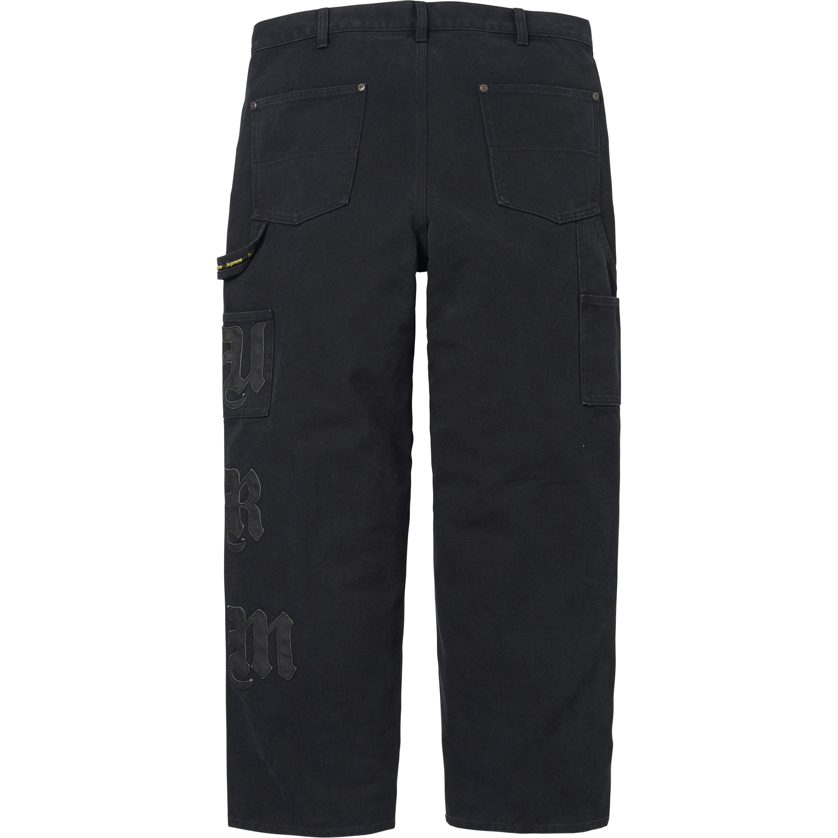 Leather Appliqué Double Knee Painter Pant