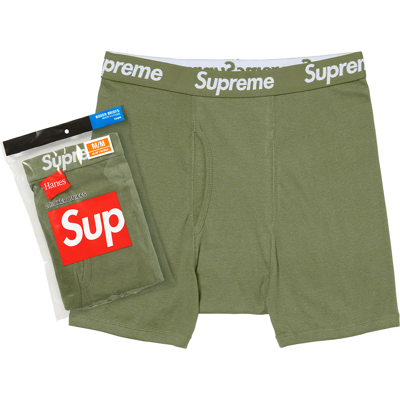 Supreme®/Hanes® Boxer Briefs (2 Pack)